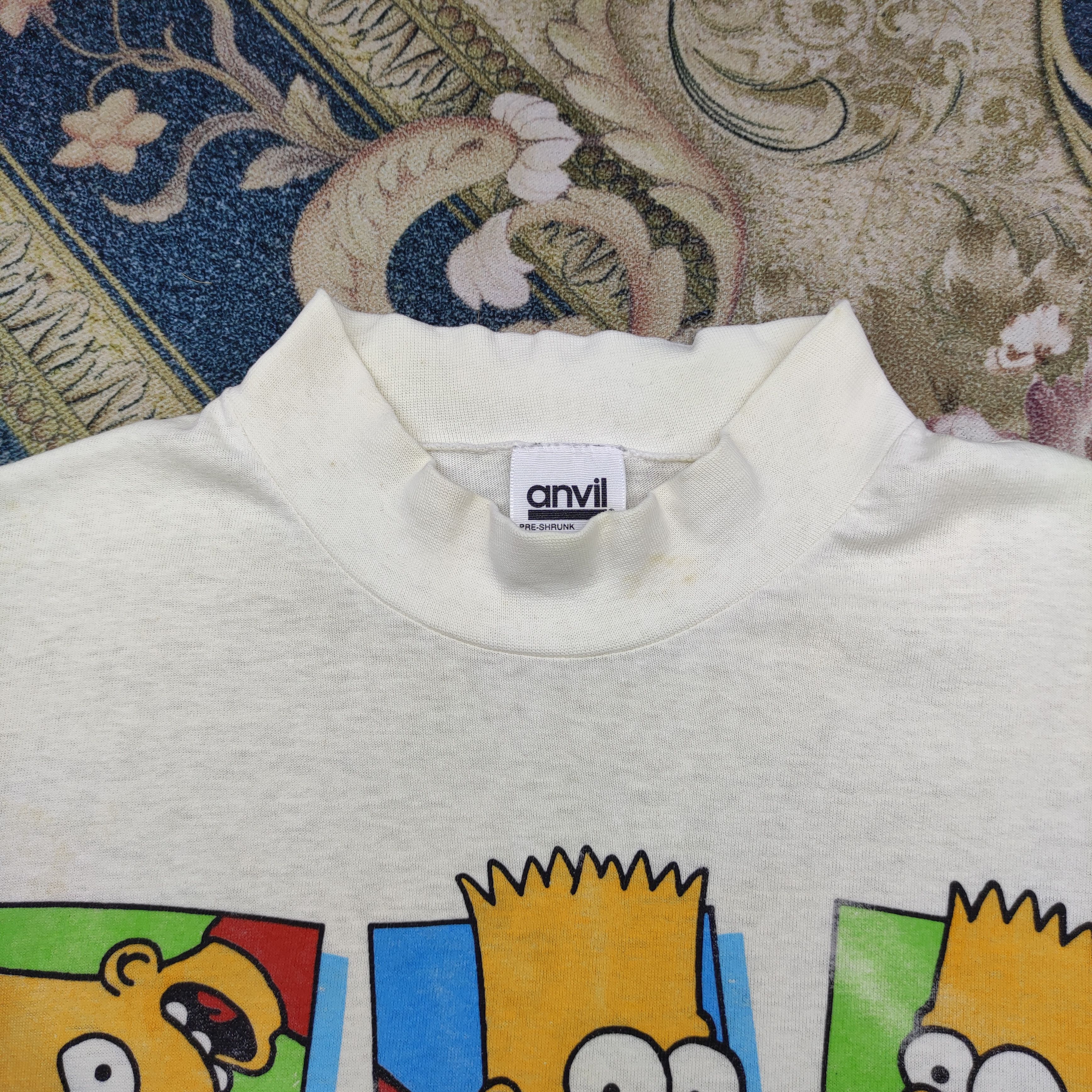 Vintage Rare Vintage 1990 Bart Simpson turtle neck sweatshirt Size US M / EU 48-50 / 2 - 13 Thumbnail