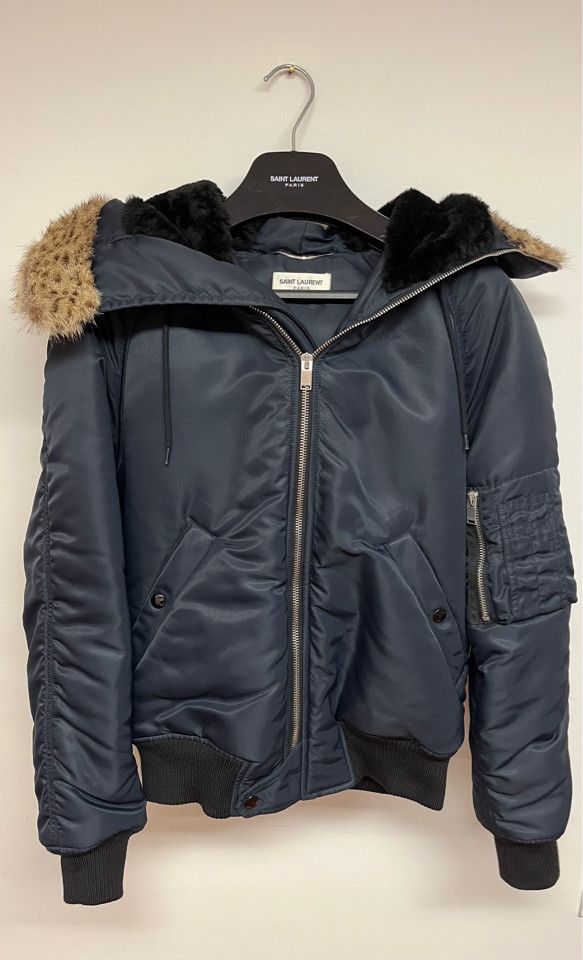 FUR HOOD BOMBER