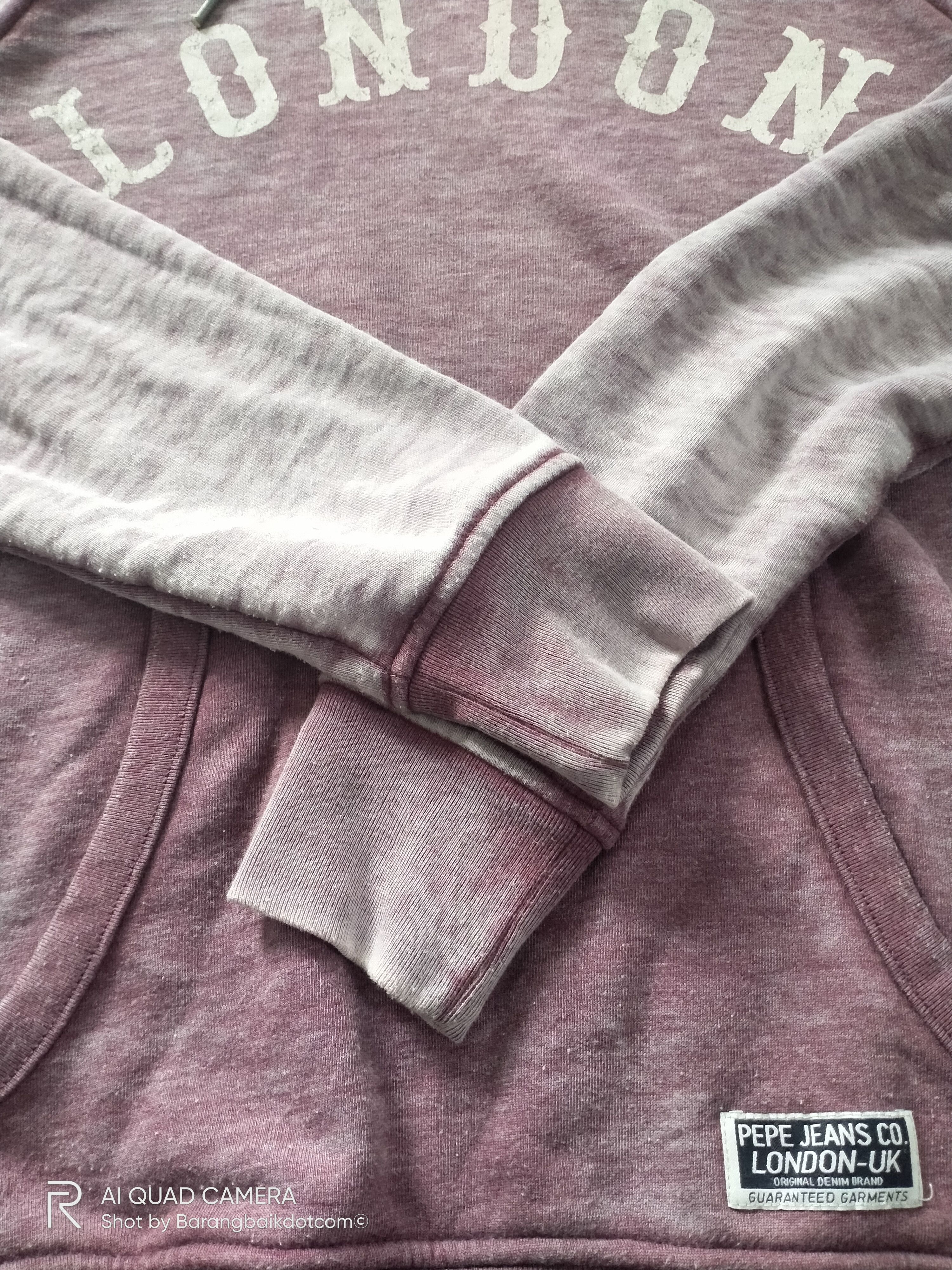 Pepe Jeans × Vintage Spliced kangaroo hoodie fit slim size L Size US XL / EU 56 / 4 - 5 Thumbnail