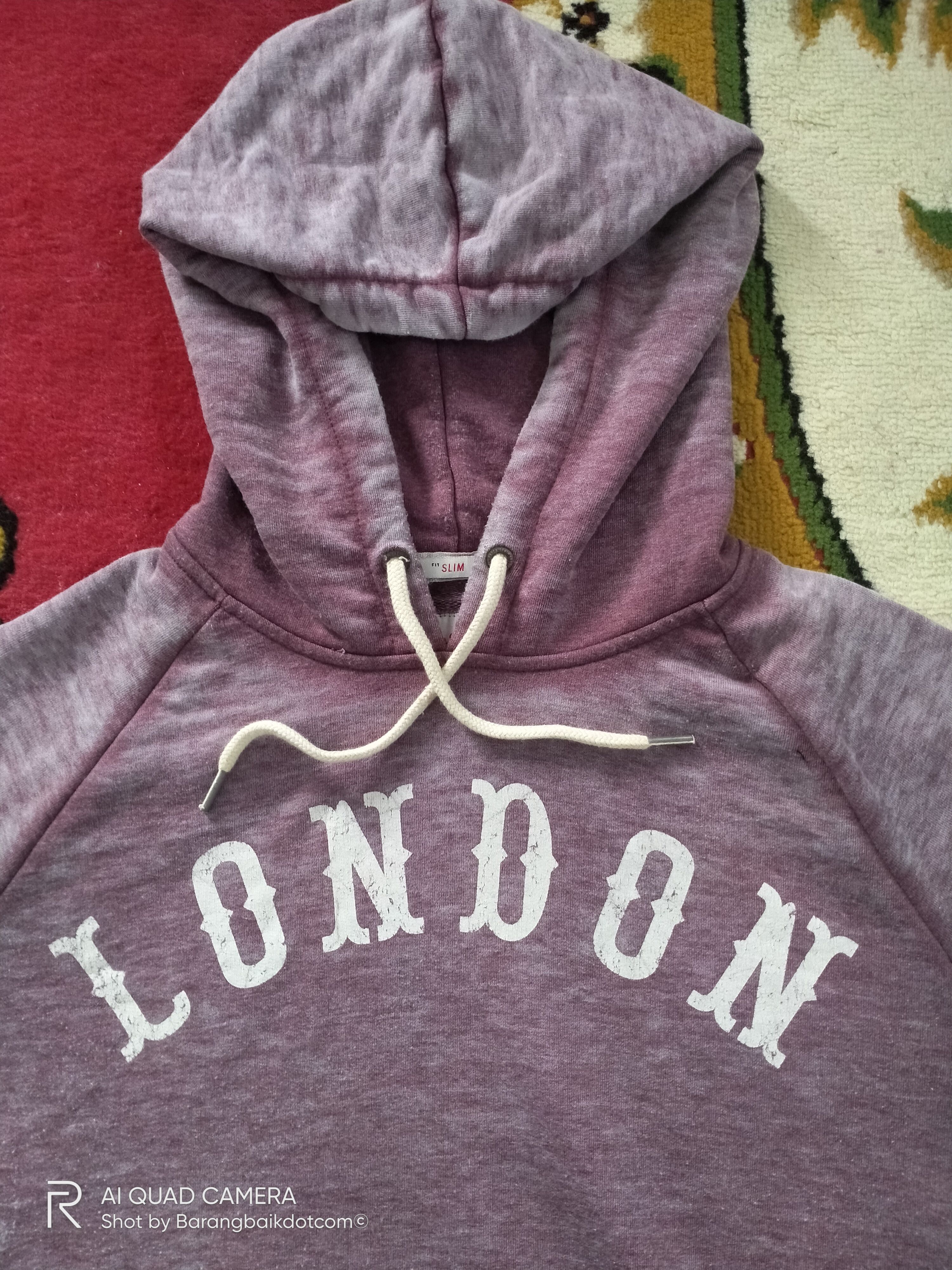 Pepe Jeans × Vintage Spliced kangaroo hoodie fit slim size L Size US XL / EU 56 / 4 - 3 Thumbnail