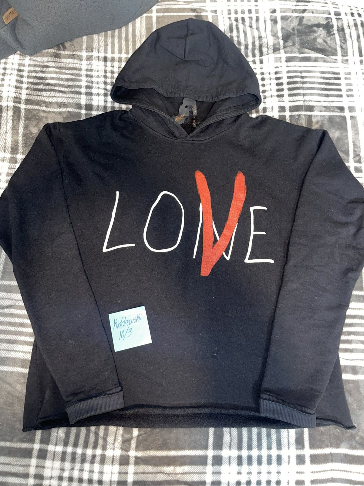Vlone Vlone Lone Love Hoodie | Grailed