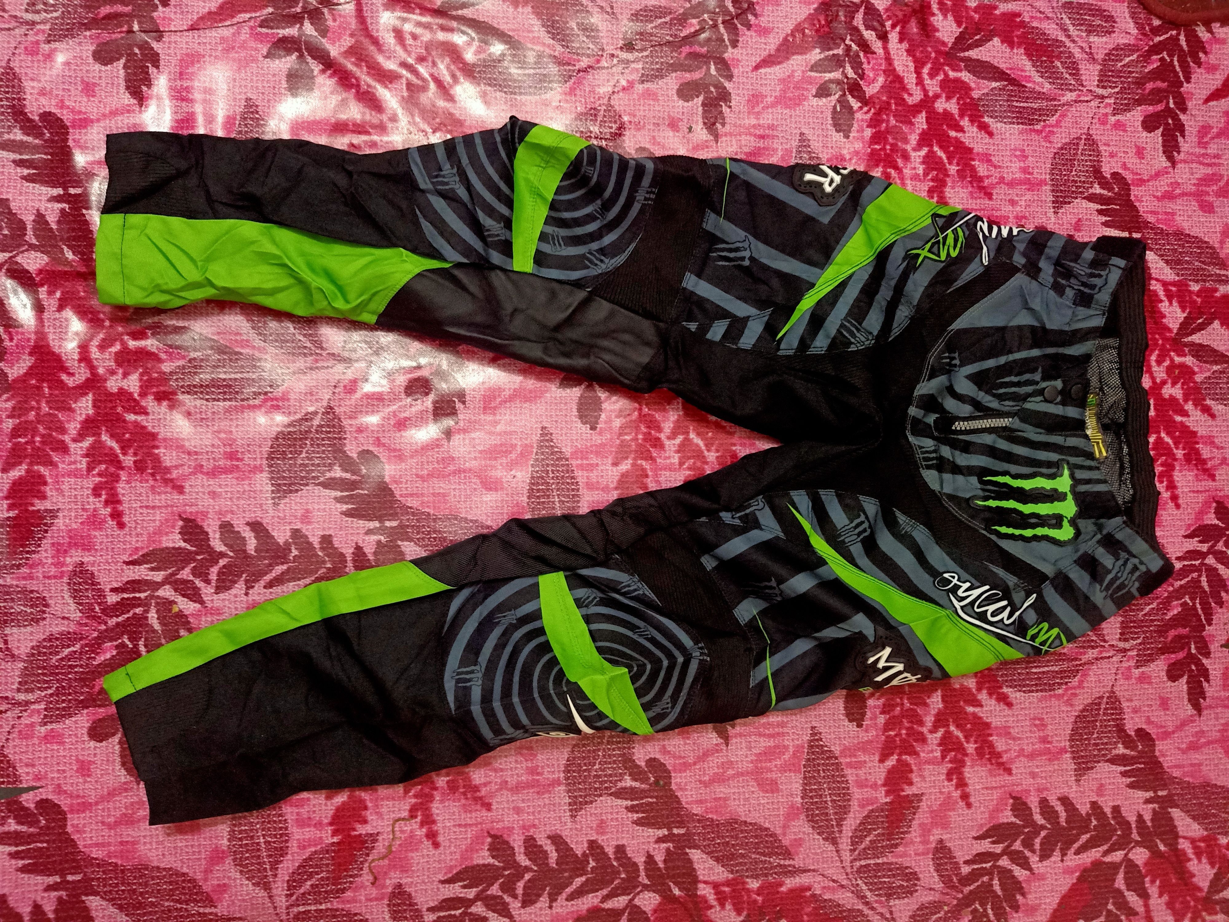 image of Oneill x Racing Ricky Dietrich Signature Monster Energy Motocross Pants in Black, Men's (Size 32)