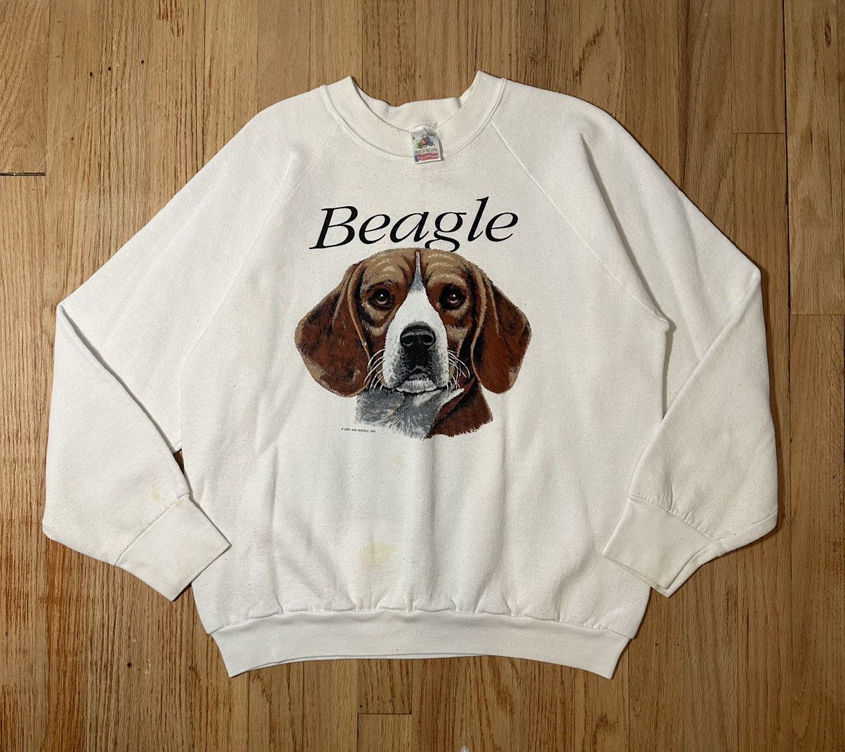 Vintage Vintage “Beagle” Dog Crewneck Sweatshirt 1991 90s