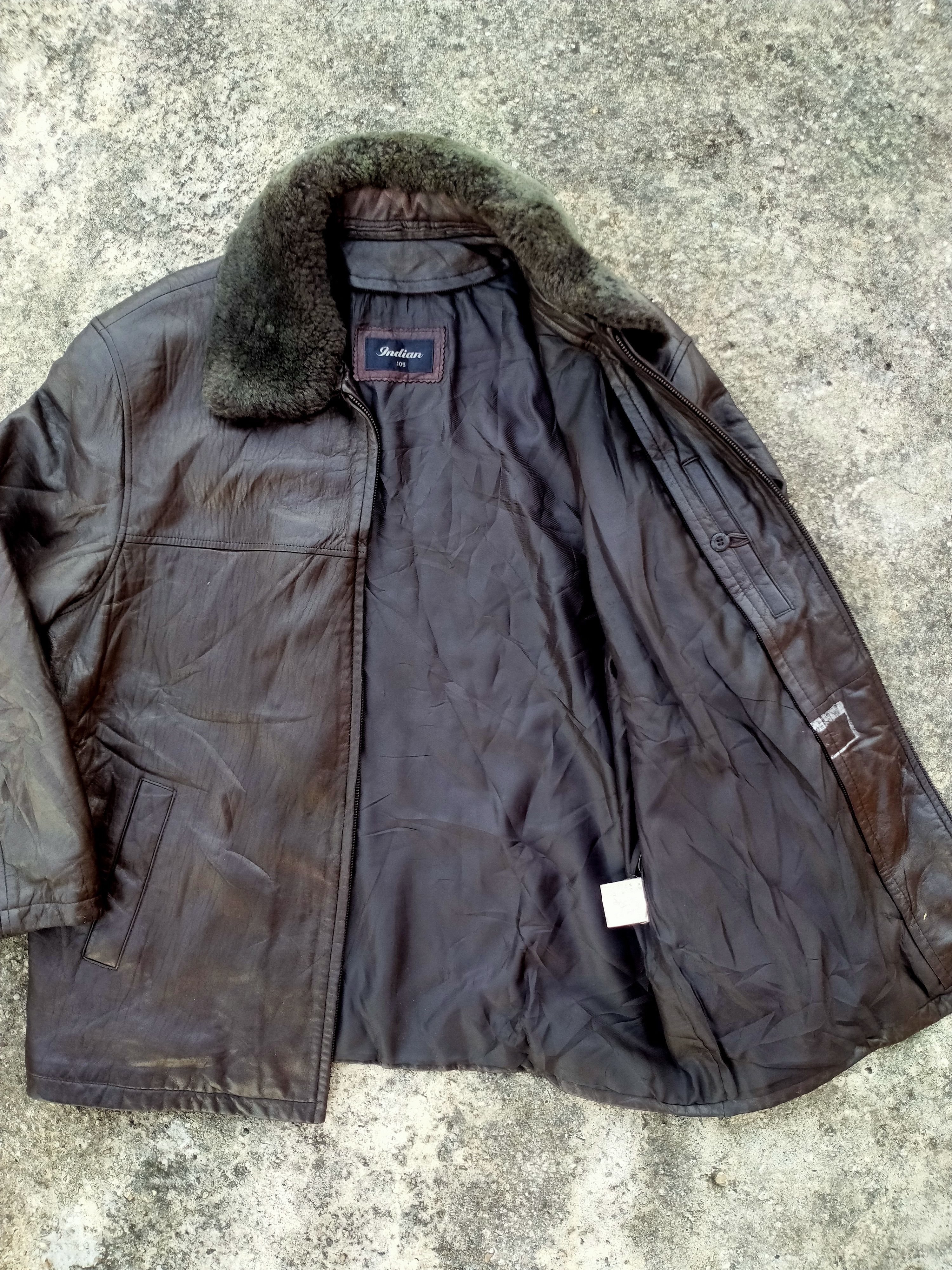 Indian Motorcycle INDIAN SHERPA COLLAR FAUX LEATHER JACKET Size US L / EU 52-54 / 3 - 8 Thumbnail
