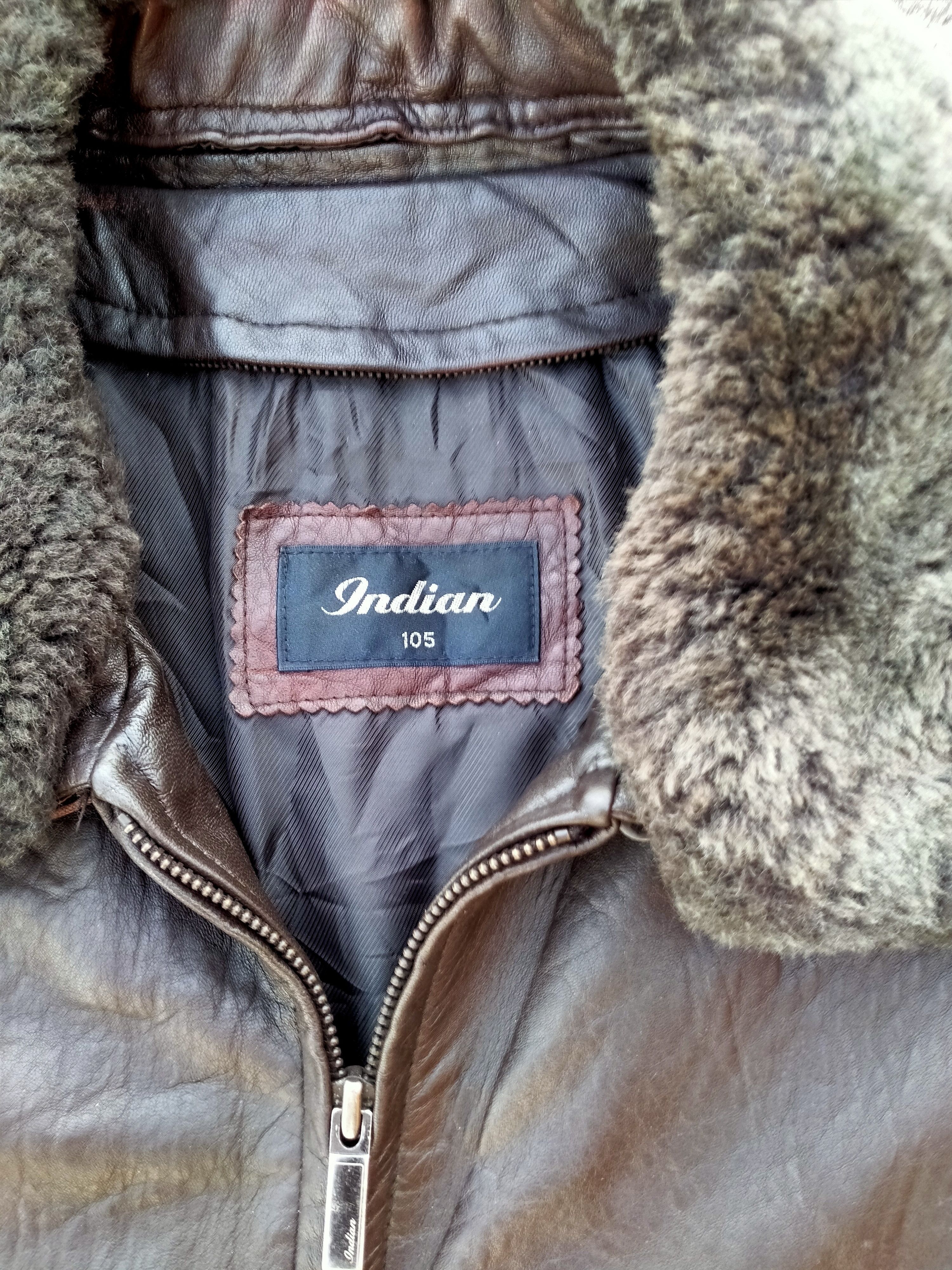 Indian Motorcycle INDIAN SHERPA COLLAR FAUX LEATHER JACKET Size US L / EU 52-54 / 3 - 2 Thumbnail