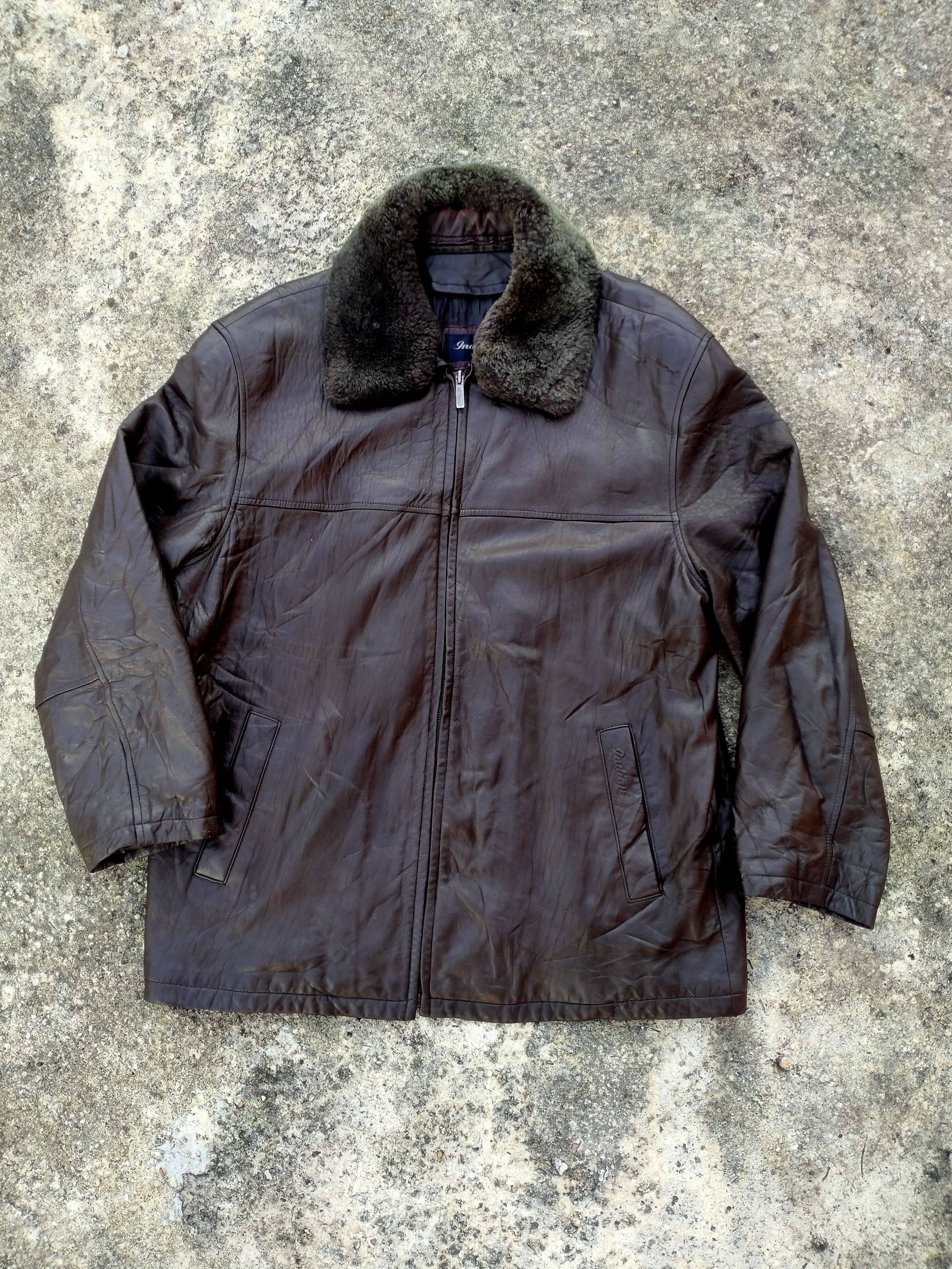 Indian Motorcycle INDIAN SHERPA COLLAR FAUX LEATHER JACKET Size US L / EU 52-54 / 3 - 1 Thumbnail