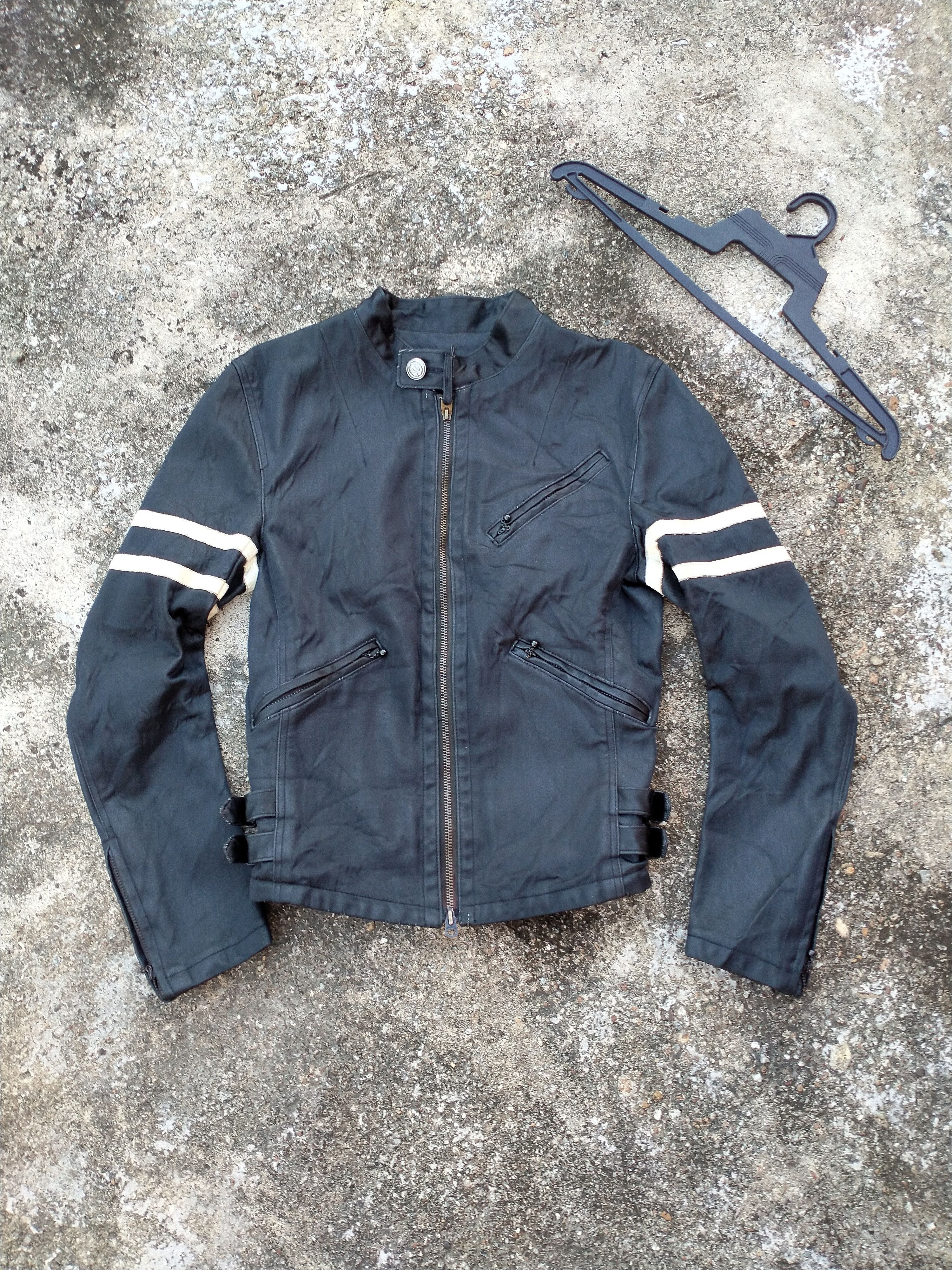Japanese Brand MACHINE HEAD ZIPPER DENIM JACKET Size US M / EU 48-50 / 2 - 1 Thumbnail