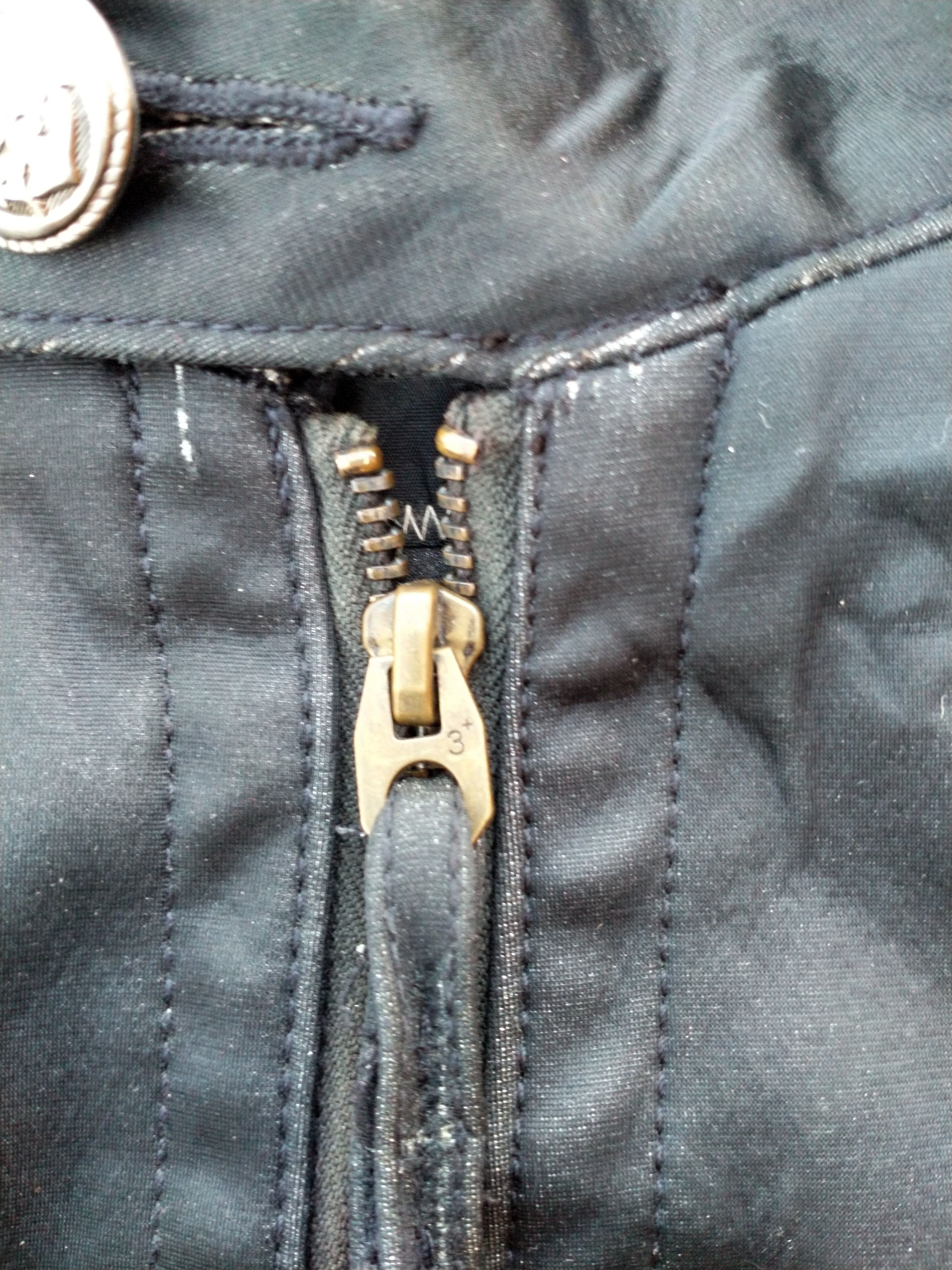Japanese Brand MACHINE HEAD ZIPPER DENIM JACKET Size US M / EU 48-50 / 2 - 3 Thumbnail