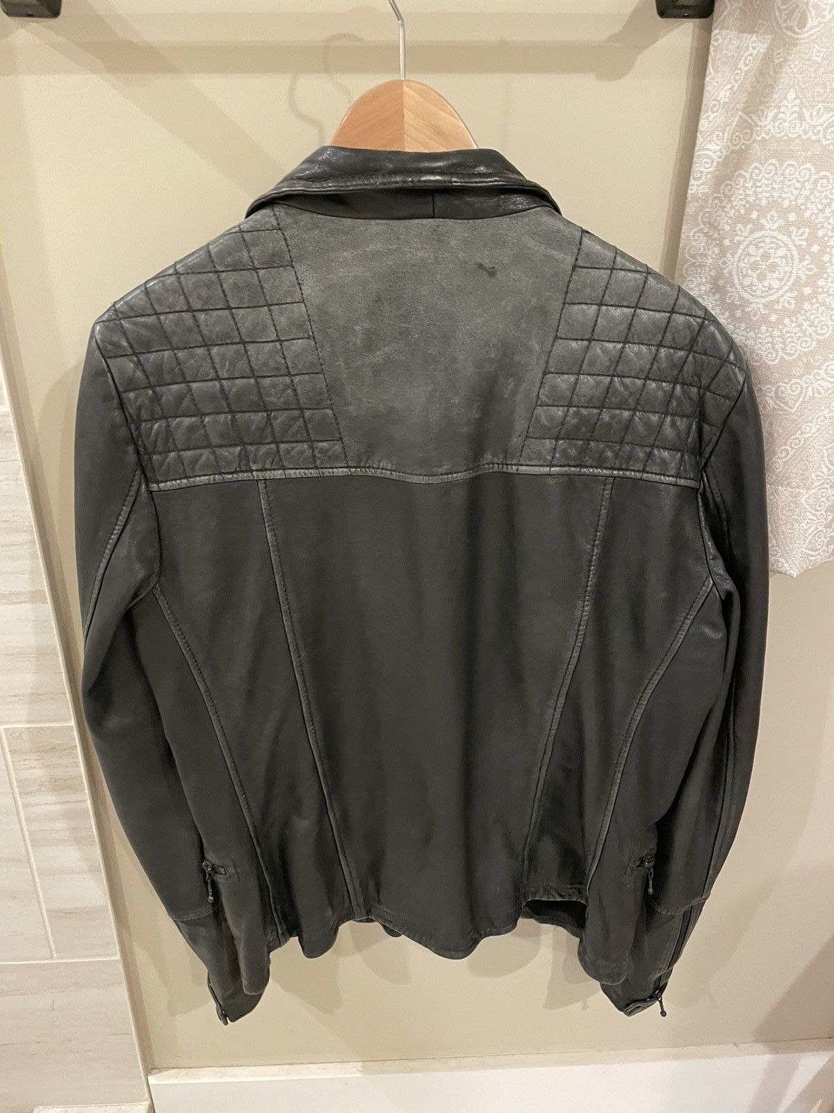 Allsaints AllSaints Cargo Biker Leather Jacket Size US S / EU 44-46 / 1 - 5 Thumbnail