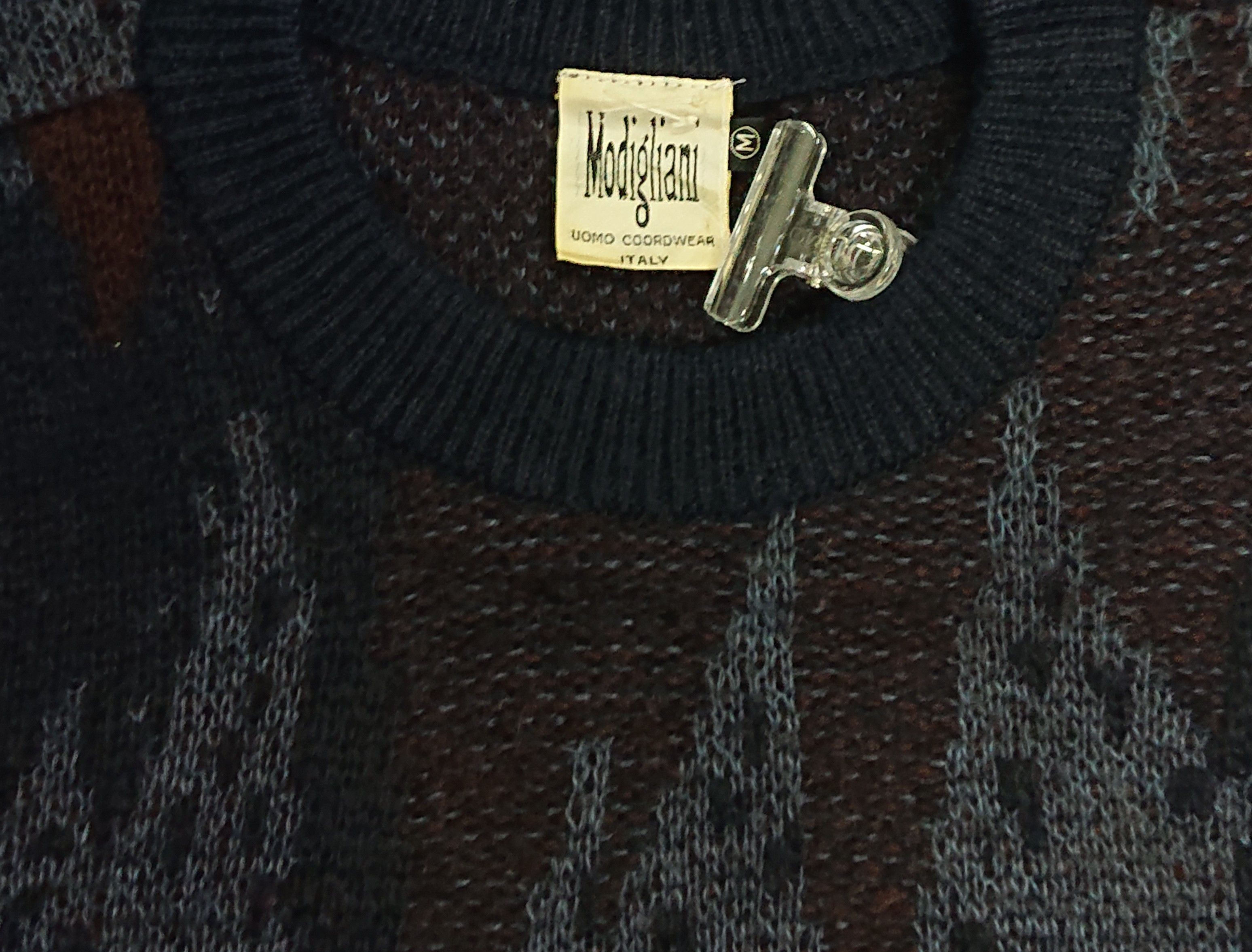 Other VINTAGE 80S ITALIAN DESIGNER MODIGLIANI OVP KNITTING Size US L / EU 52-54 / 3 - 3 Thumbnail