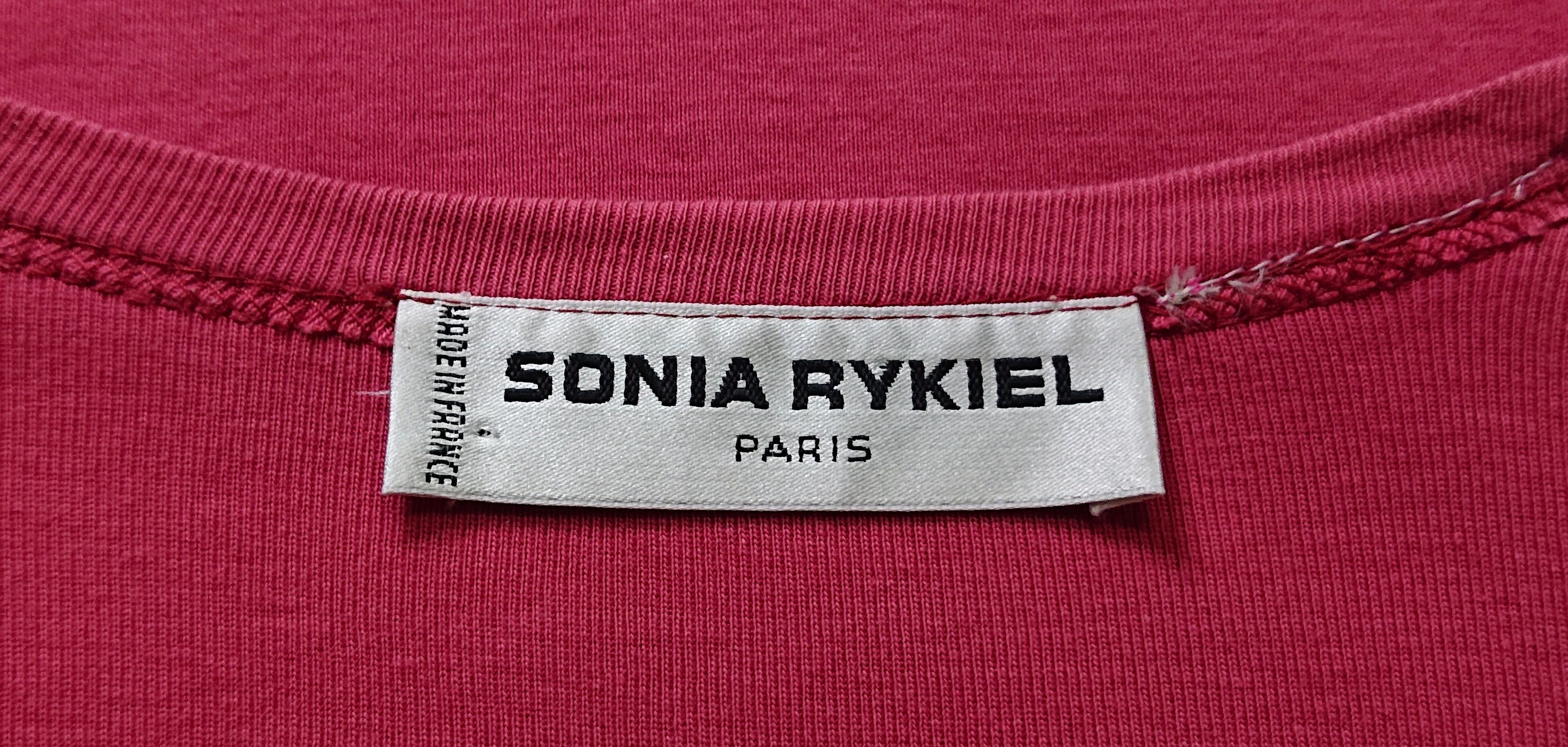 Sonia Rykiel × Vivienne Westwood Vintage Rare 80s Designer Sonia Rykiel 4 Pocket Tshirt Size US M / EU 48-50 / 2 - 5 Thumbnail