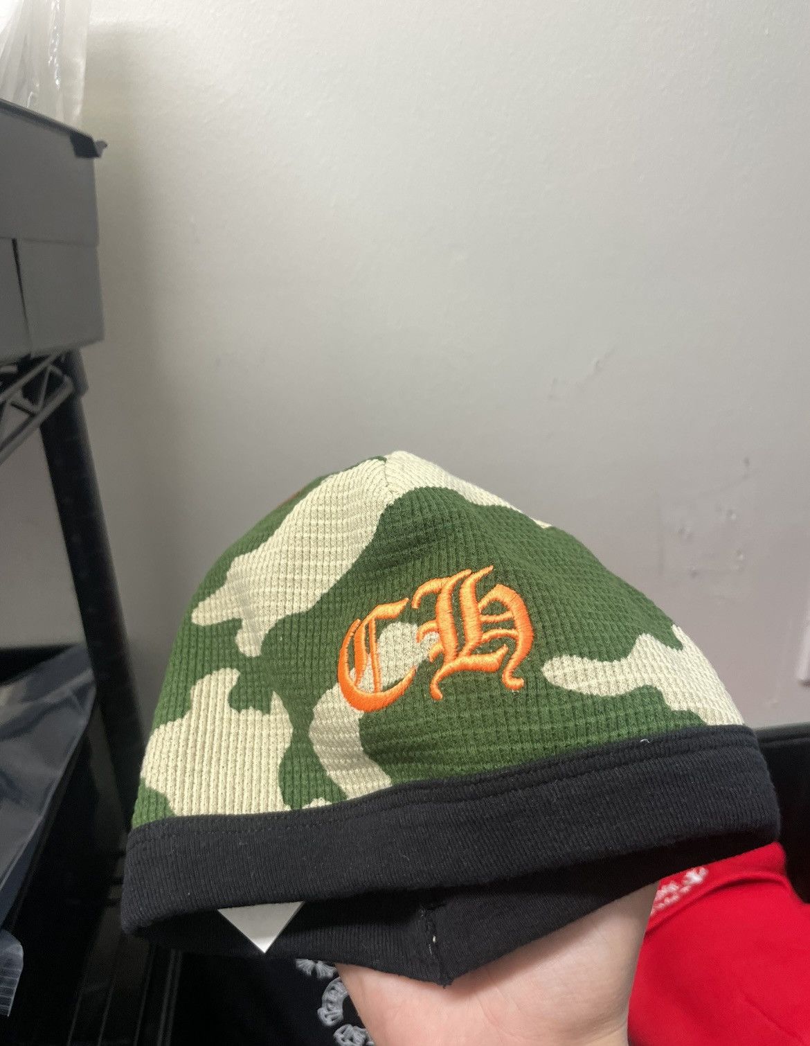 Chrome Hearts Camo Matty Boy Skullcap Beanie