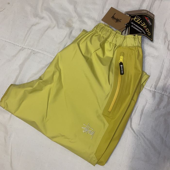 Stussy Stüssy Gore-Tex shell pant yellow | Grailed