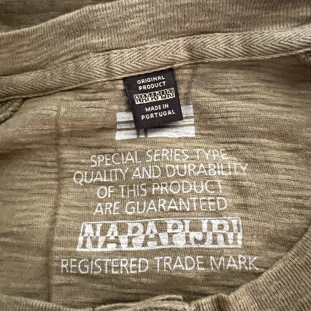 🔥RARE🔥Vintage Napapijri Half-Button Shirt Made in Portugal