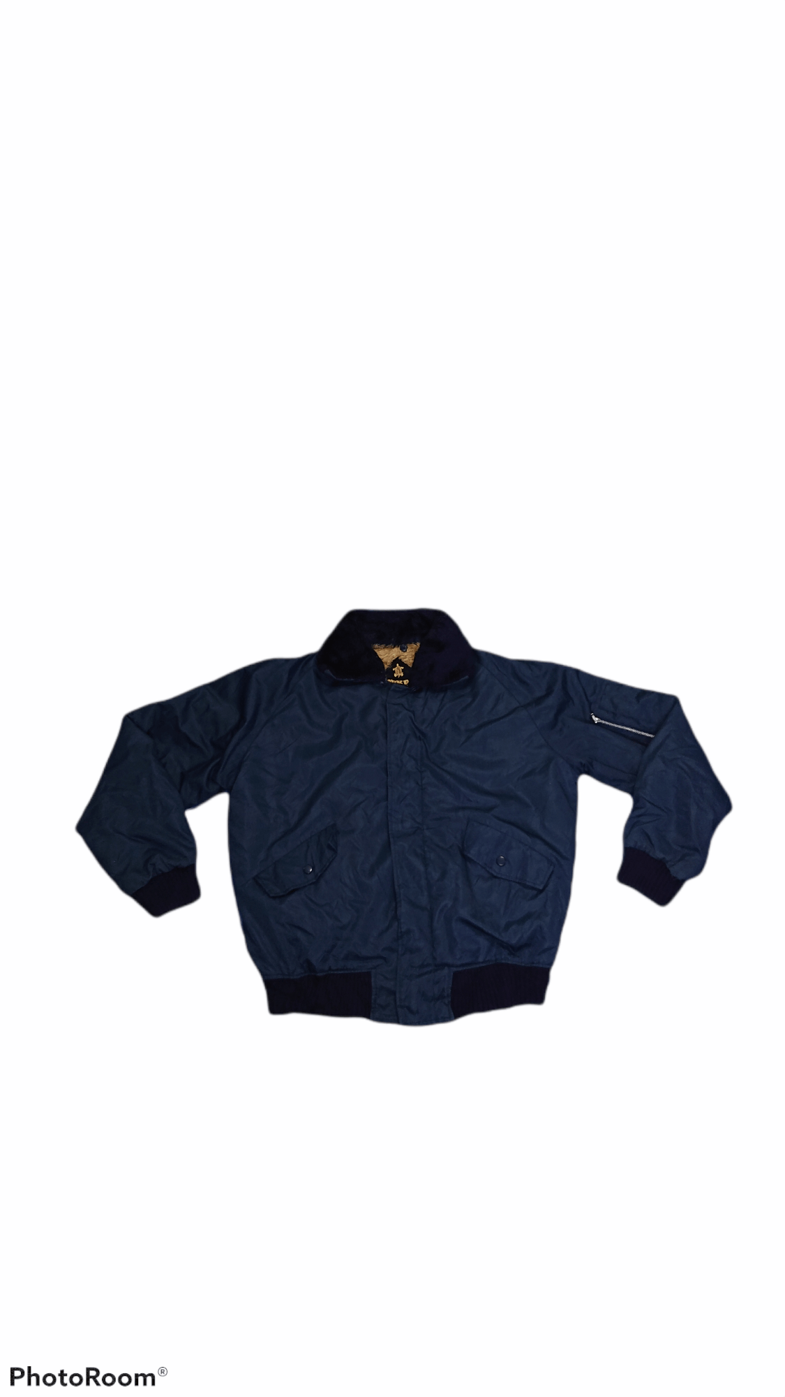 Japanese Brand Vintage Bomber Jacket Deisgn By Workbox Kurokame Hifuku Size US XL / EU 56 / 4 - 2 Thumbnail
