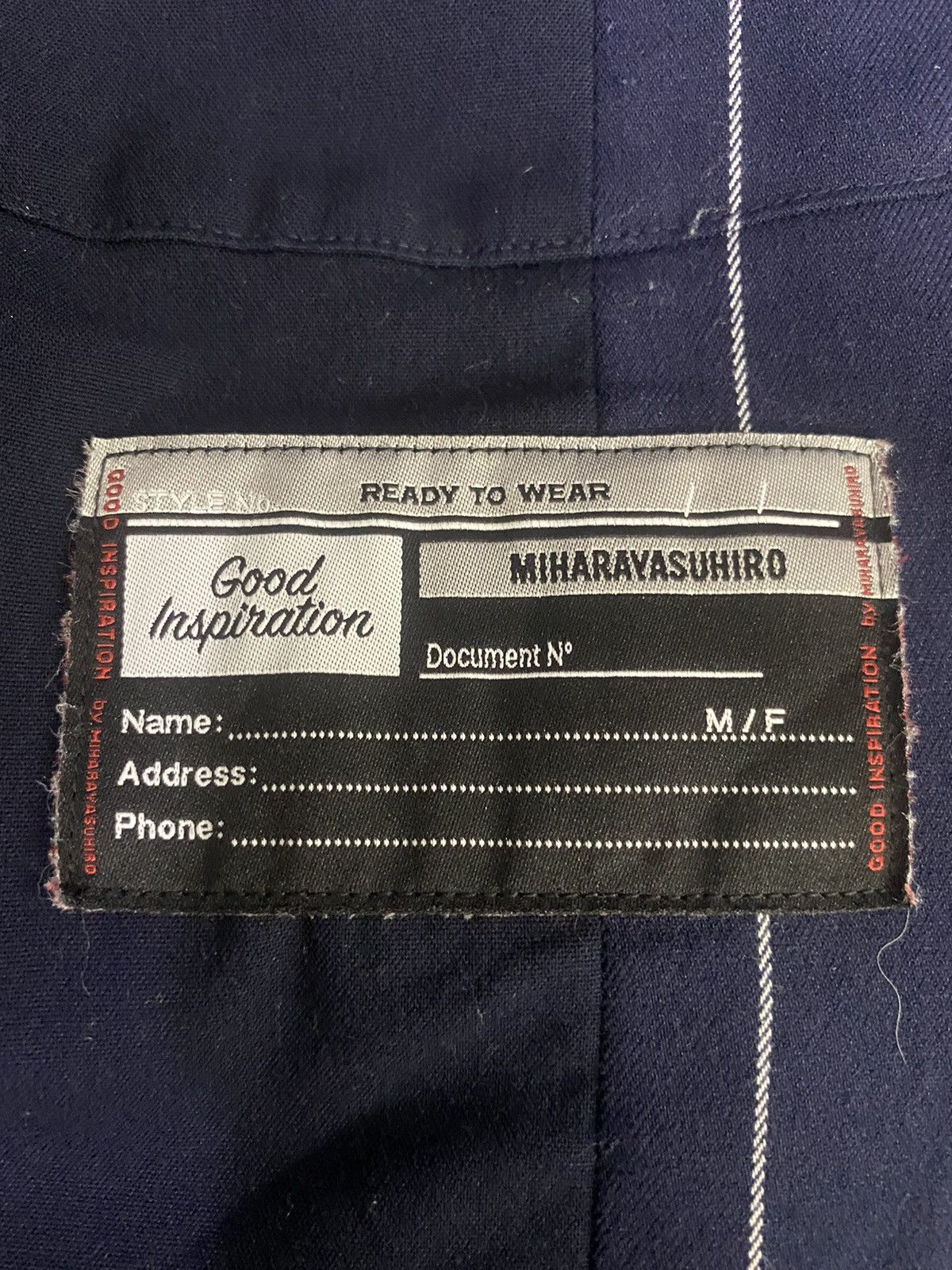 Miharayasuhiro Good Inspiration Hybrid Long Sleeve Shirts
