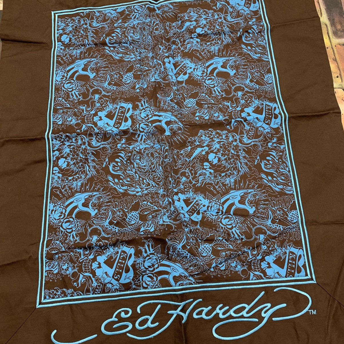 Ed Hardy × Vintage Vintage Ed Hardy pillowcase Size ONE SIZE - 3 Thumbnail