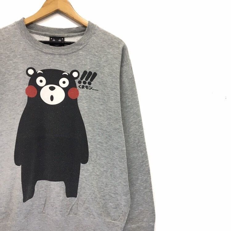 Cartoon Network × Japanese Brand × Nickelodeon KUMAMON Crewneck Sweatshirt Size US L / EU 52-54 / 3 - 6 Thumbnail