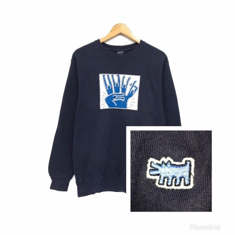 Other KEITH HARING Crewneck Pop Art Sweatshirt Size US M / EU 48-50 / 2 - 2 Thumbnail