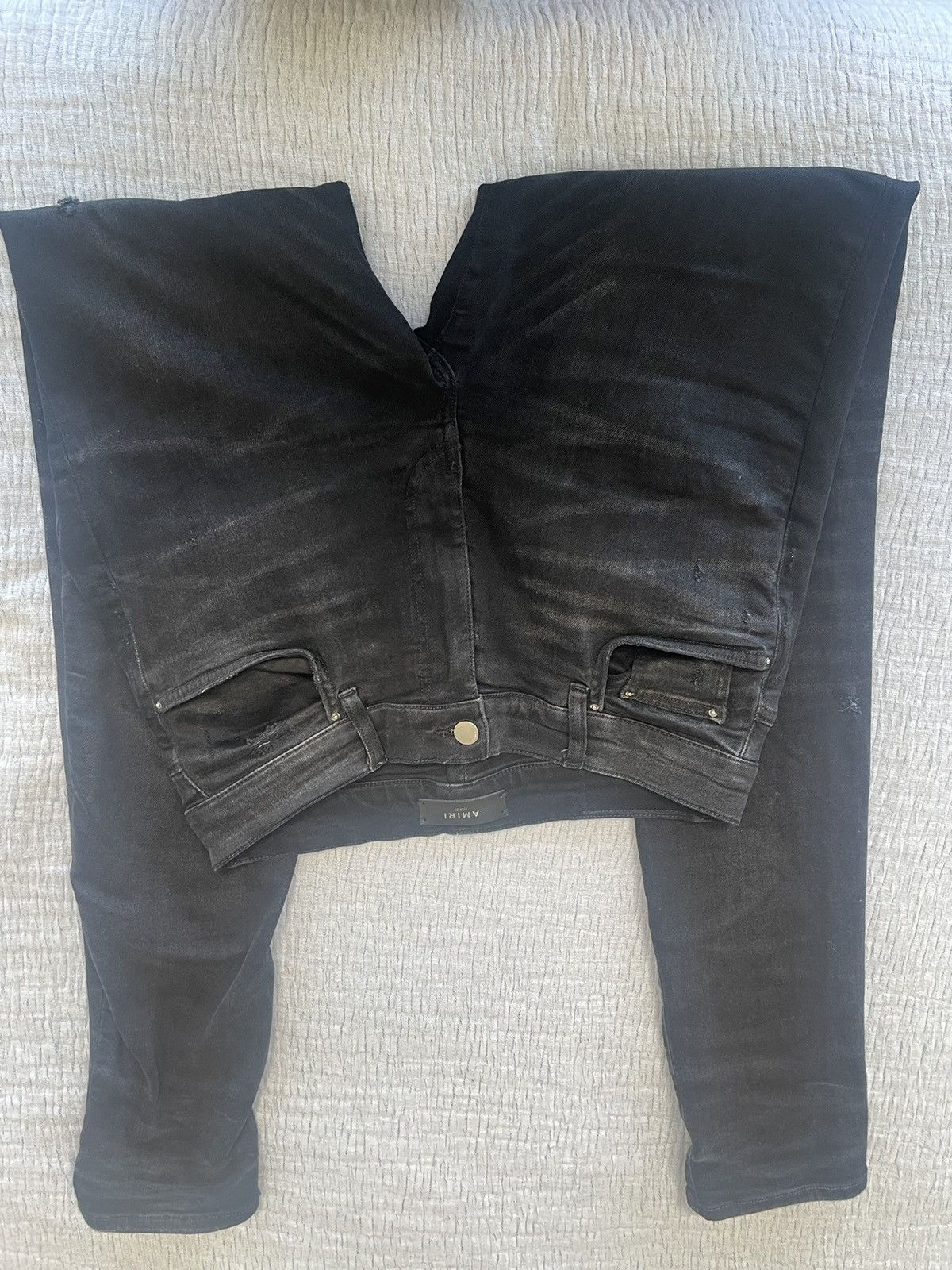 image of Amiri Slim Jeans Black Like New 32, Men's
