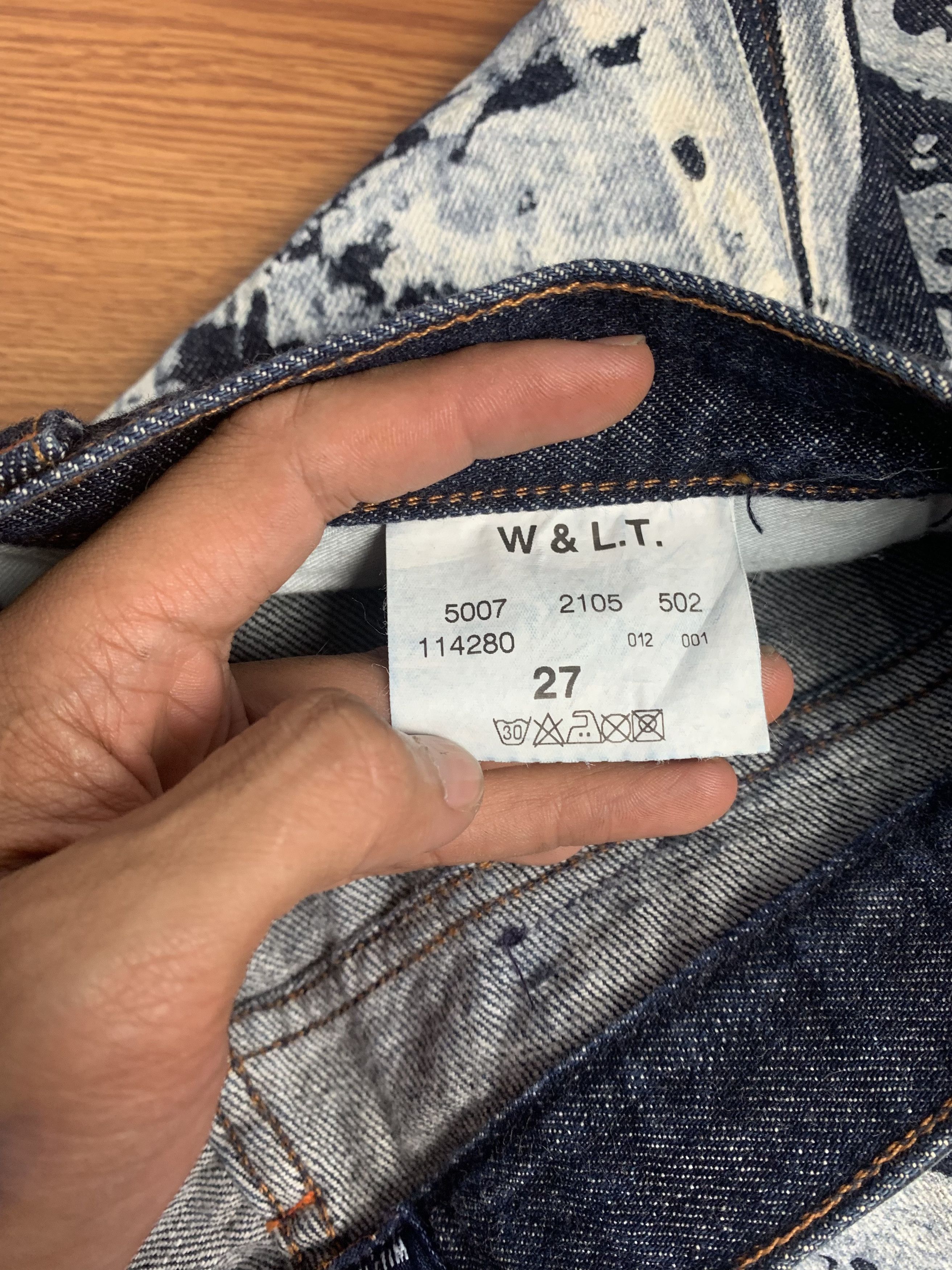 Walter Van Beirendonck 1990s Walter Van Beirendonck Painted Grafiti Denim Size US 28 / EU 44 - 10 Thumbnail