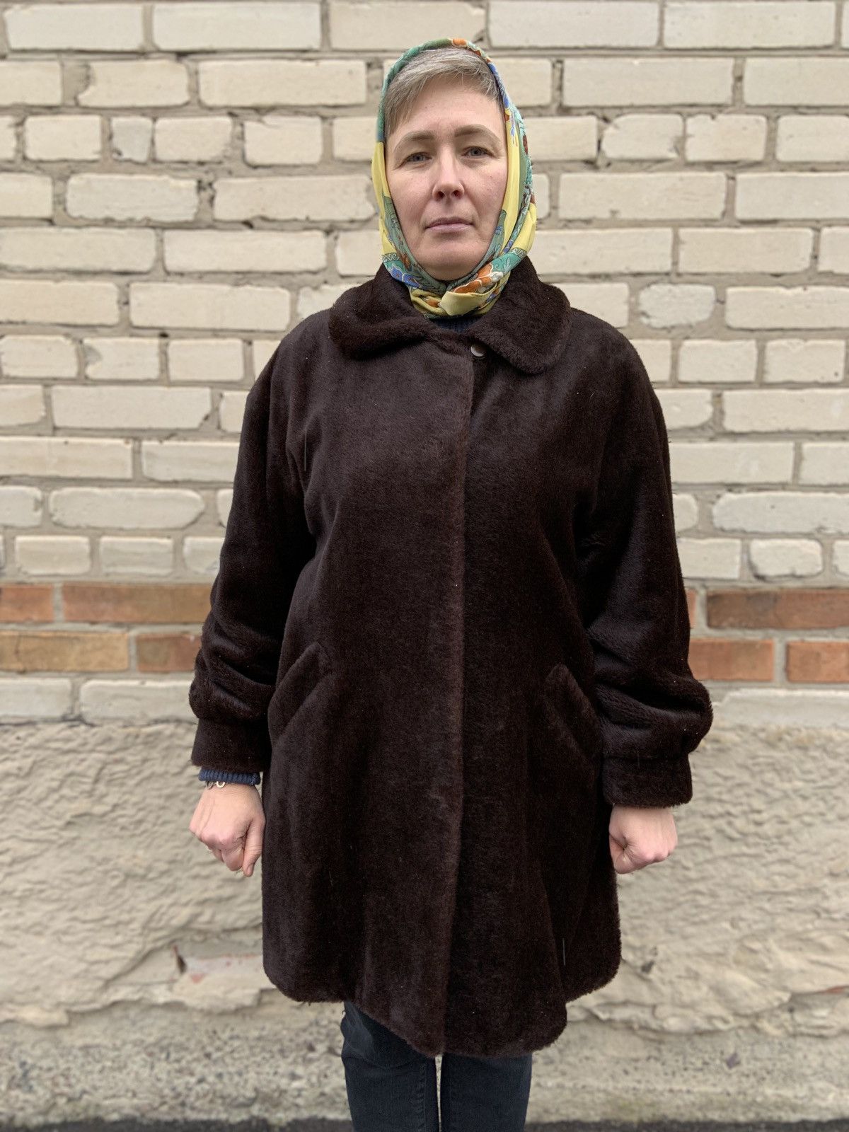 Designer PETER HAHN alpaca and mohair coat XL Grailed