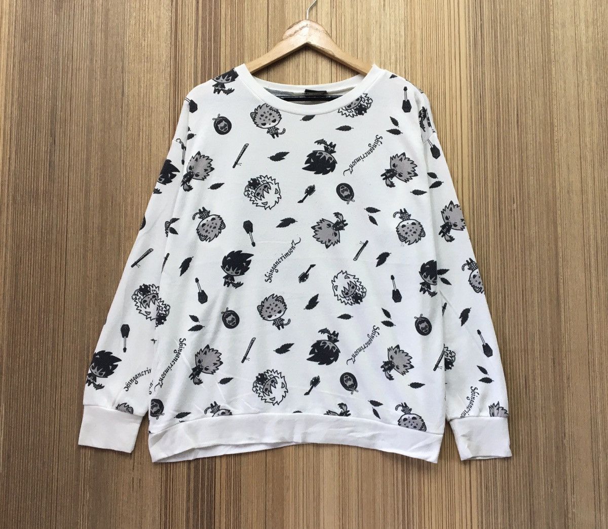 Band Tees × Japanese Brand Japanese Rock Band SHINGAN CRIMSONZ Sweatshirts Size US L / EU 52-54 / 3 - 1 Thumbnail