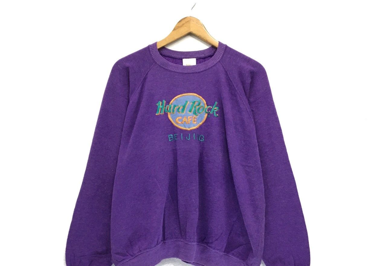 Hard Rock Cafe × Vintage Vintage 90s Hard Rock Beijing Crewneck Sweatshirt Size US M / EU 48-50 / 2 - 2 Thumbnail