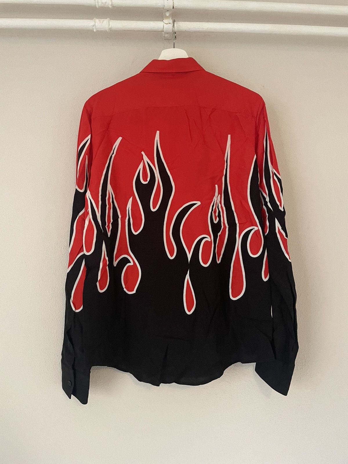 Givenchy FW18 Flame Print Button-Up Shirt Size US M / EU 48-50 / 2 - 2 Thumbnail
