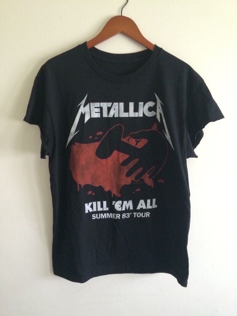 Metallica Custom Cut-Off T-Shirt | Grailed