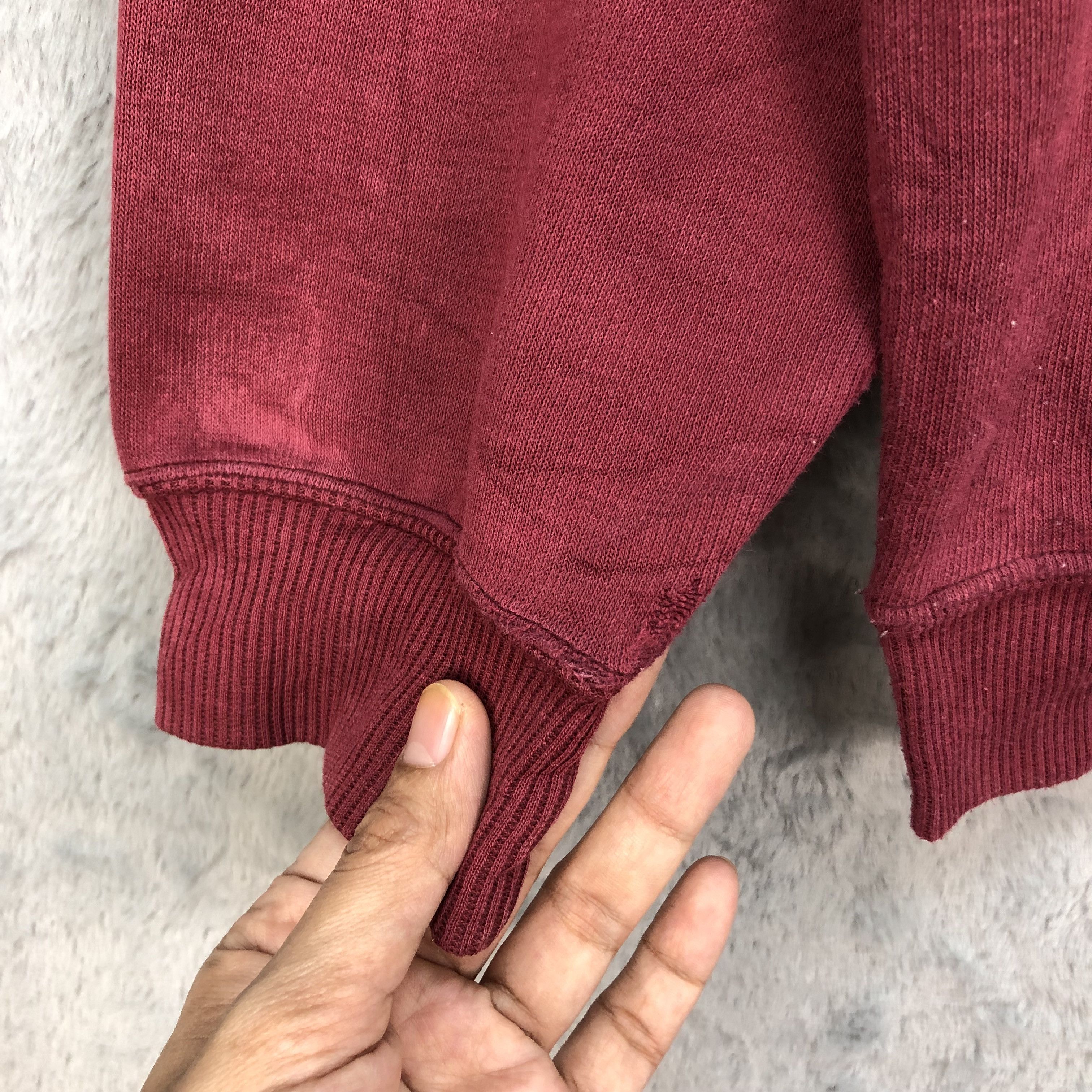 Ellesse PERUGIA ITALIA ELLESSE BIG LOGO MAROON SWEATSHIRTS #5254-178 Size L / US 10 / IT 46 - 6 Thumbnail