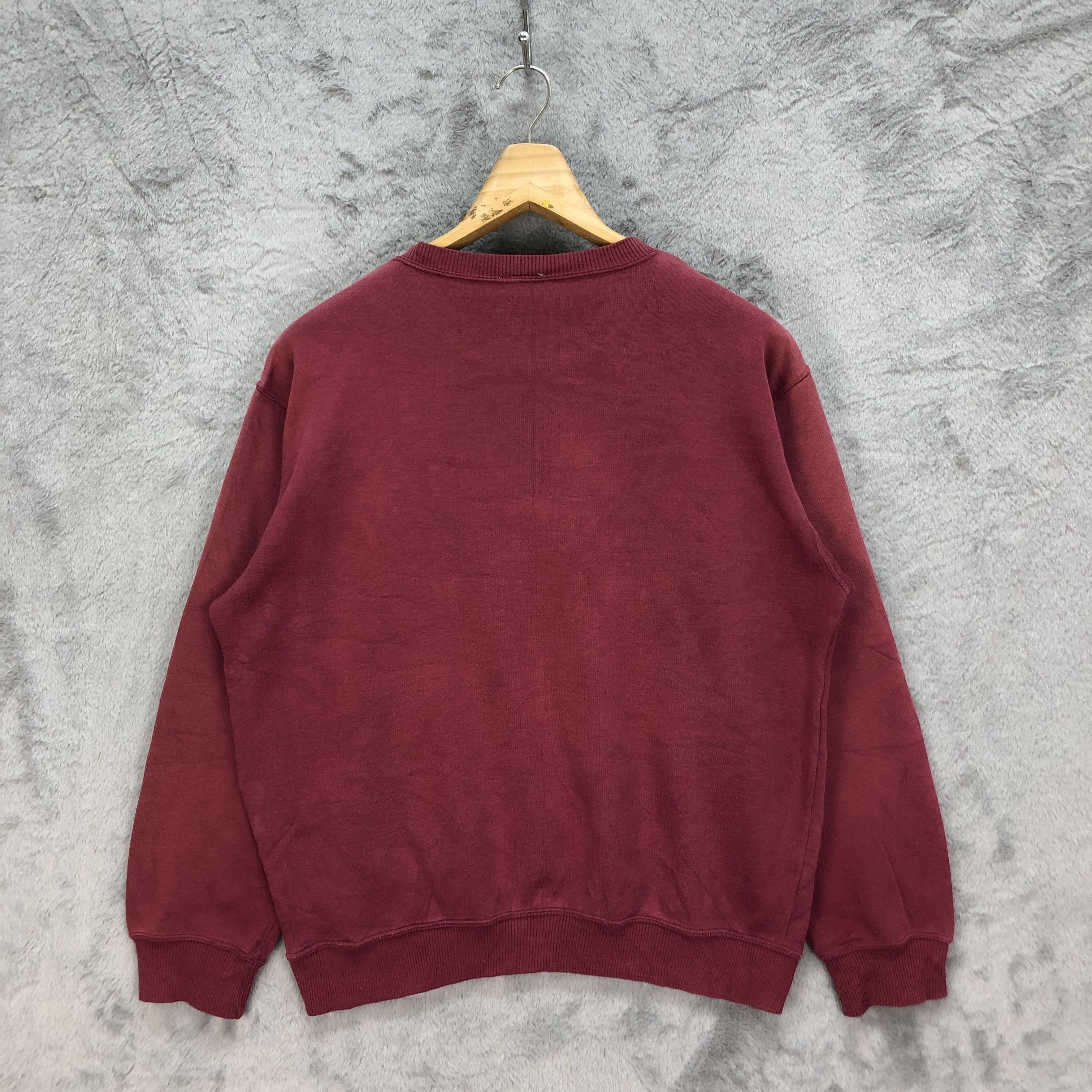 Ellesse PERUGIA ITALIA ELLESSE BIG LOGO MAROON SWEATSHIRTS #5254-178 Size L / US 10 / IT 46 - 12 Thumbnail