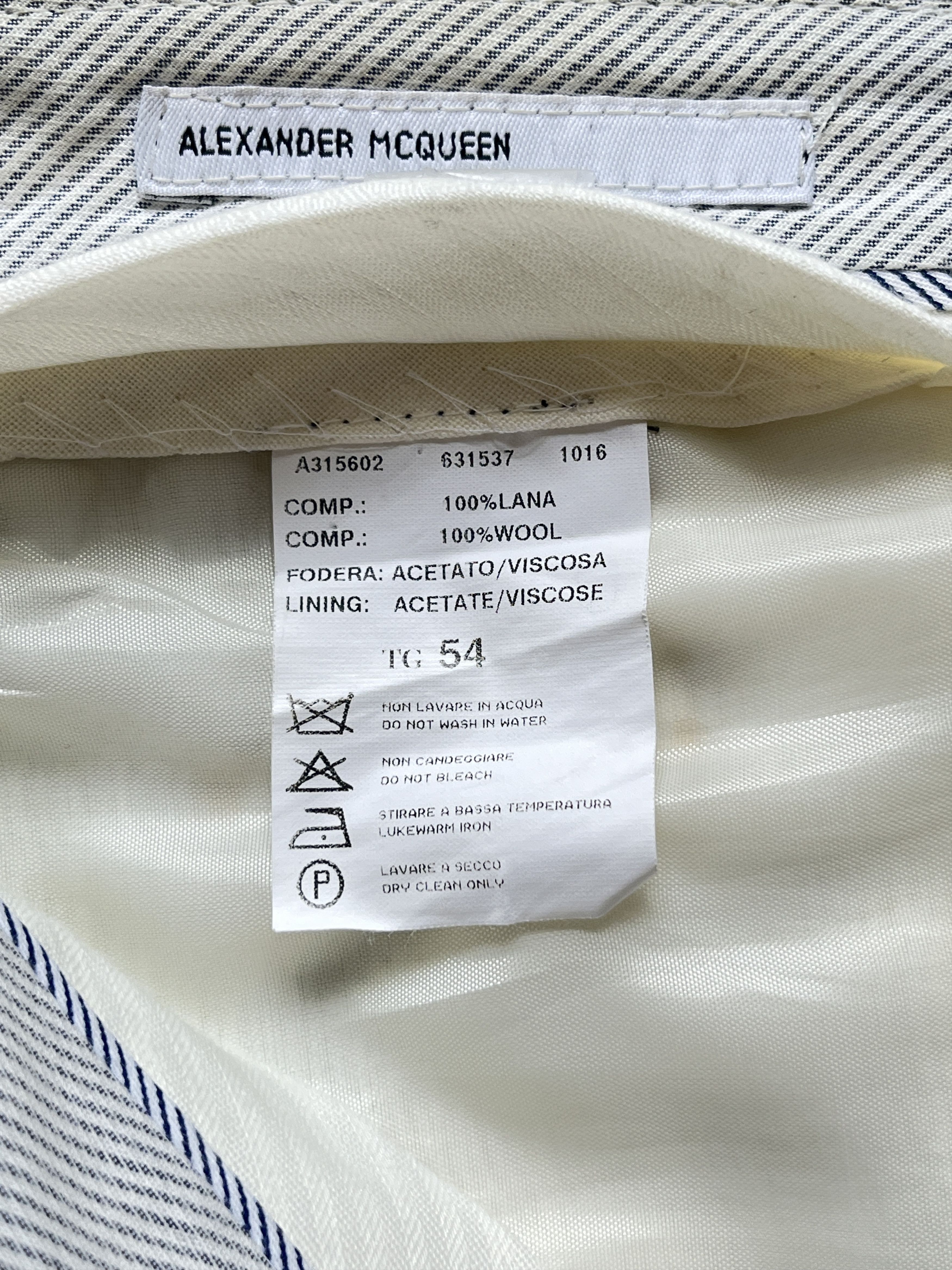 Alexander McQueen ⚡️QUICK SALE⚡️1995 Alexander Mcqueen Beige Pants Size US 38 / EU 54 - 5 Thumbnail