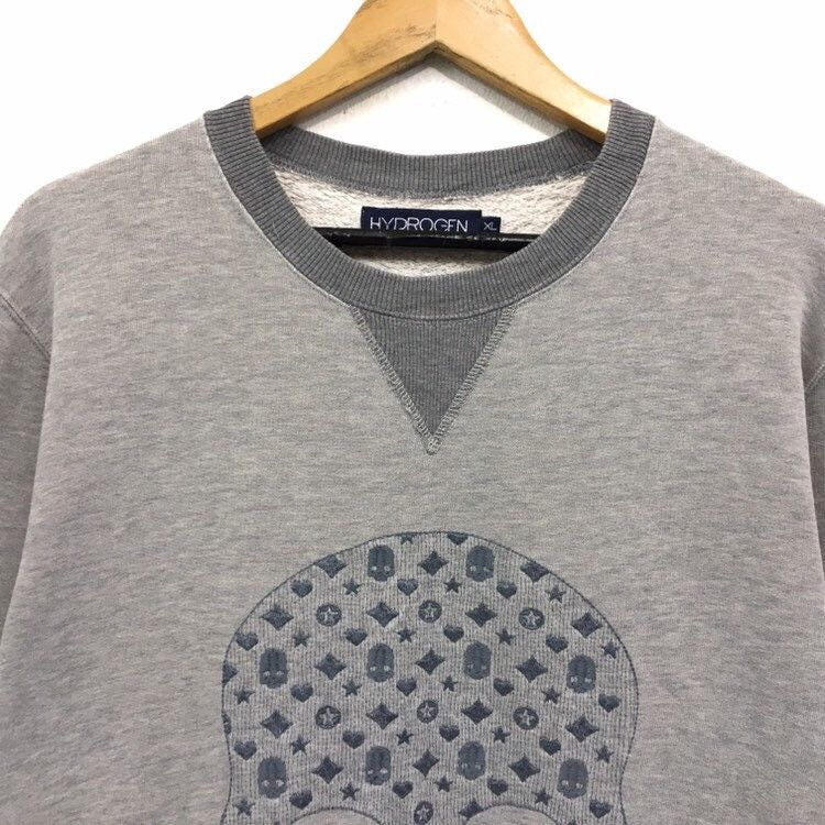 HYDROGEN × Seditionaries HYDROGEN Crewneck Skull Logo Sweatshirt Size US M / EU 48-50 / 2 - 5 Thumbnail