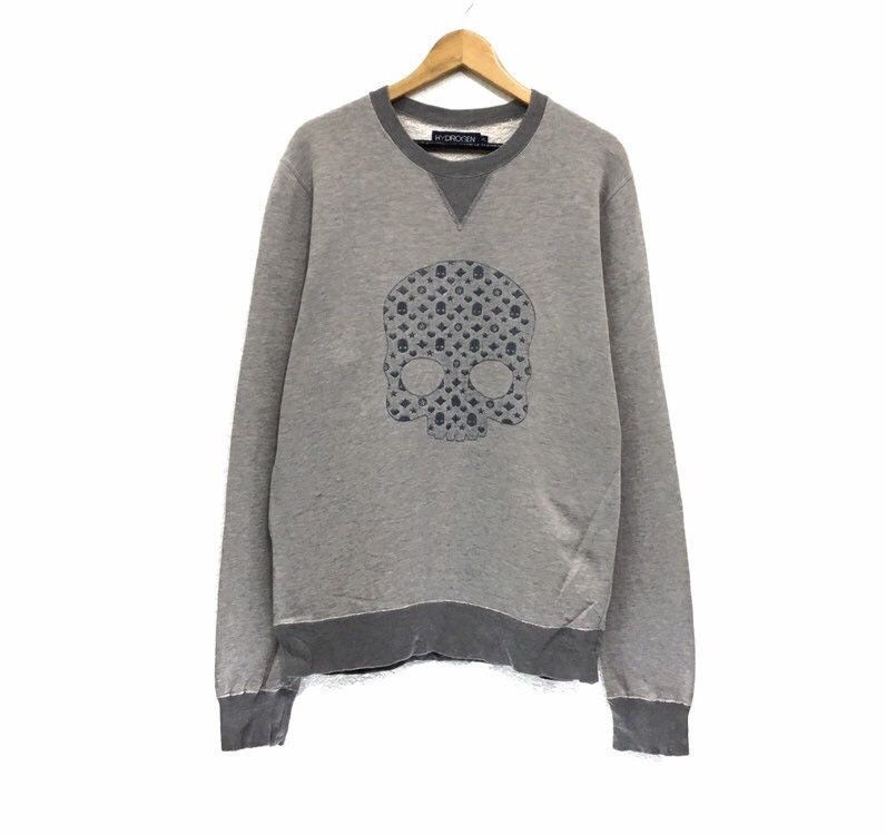 HYDROGEN × Seditionaries HYDROGEN Crewneck Skull Logo Sweatshirt Size US M / EU 48-50 / 2 - 1 Thumbnail