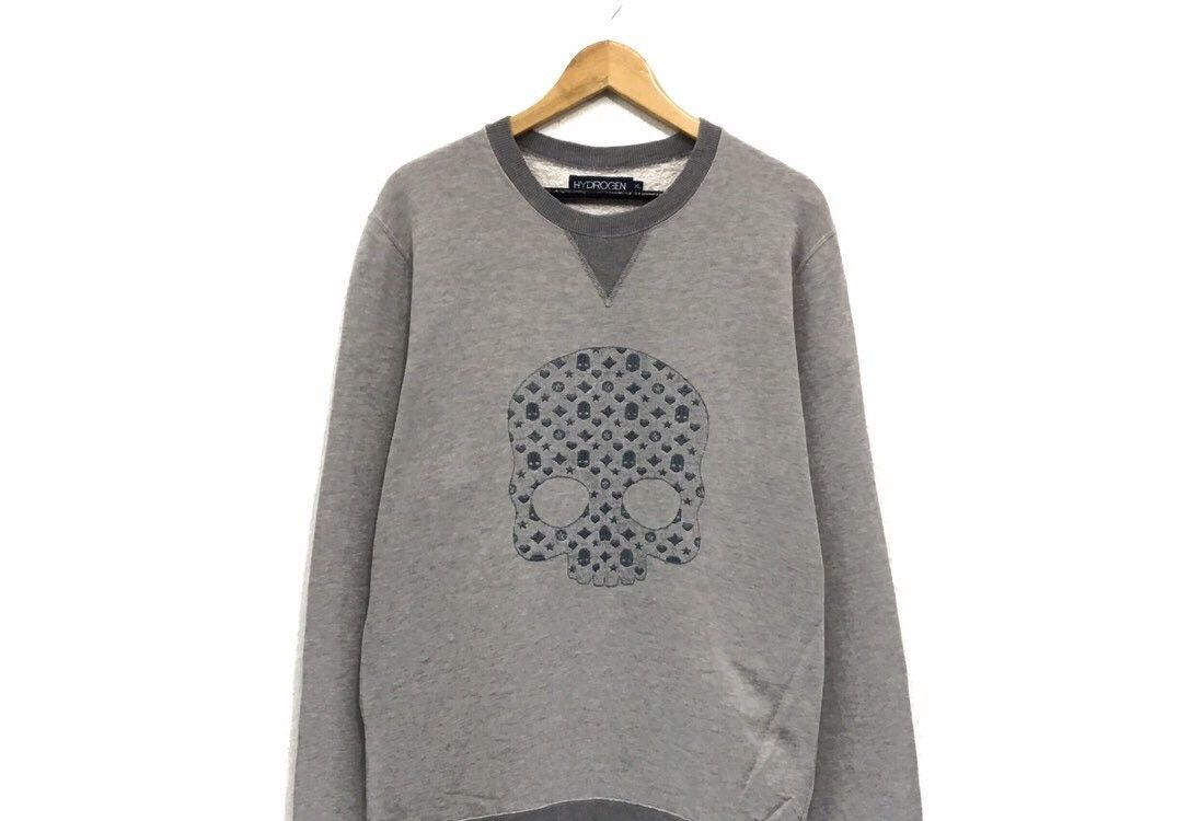 HYDROGEN × Seditionaries HYDROGEN Crewneck Skull Logo Sweatshirt Size US M / EU 48-50 / 2 - 2 Thumbnail