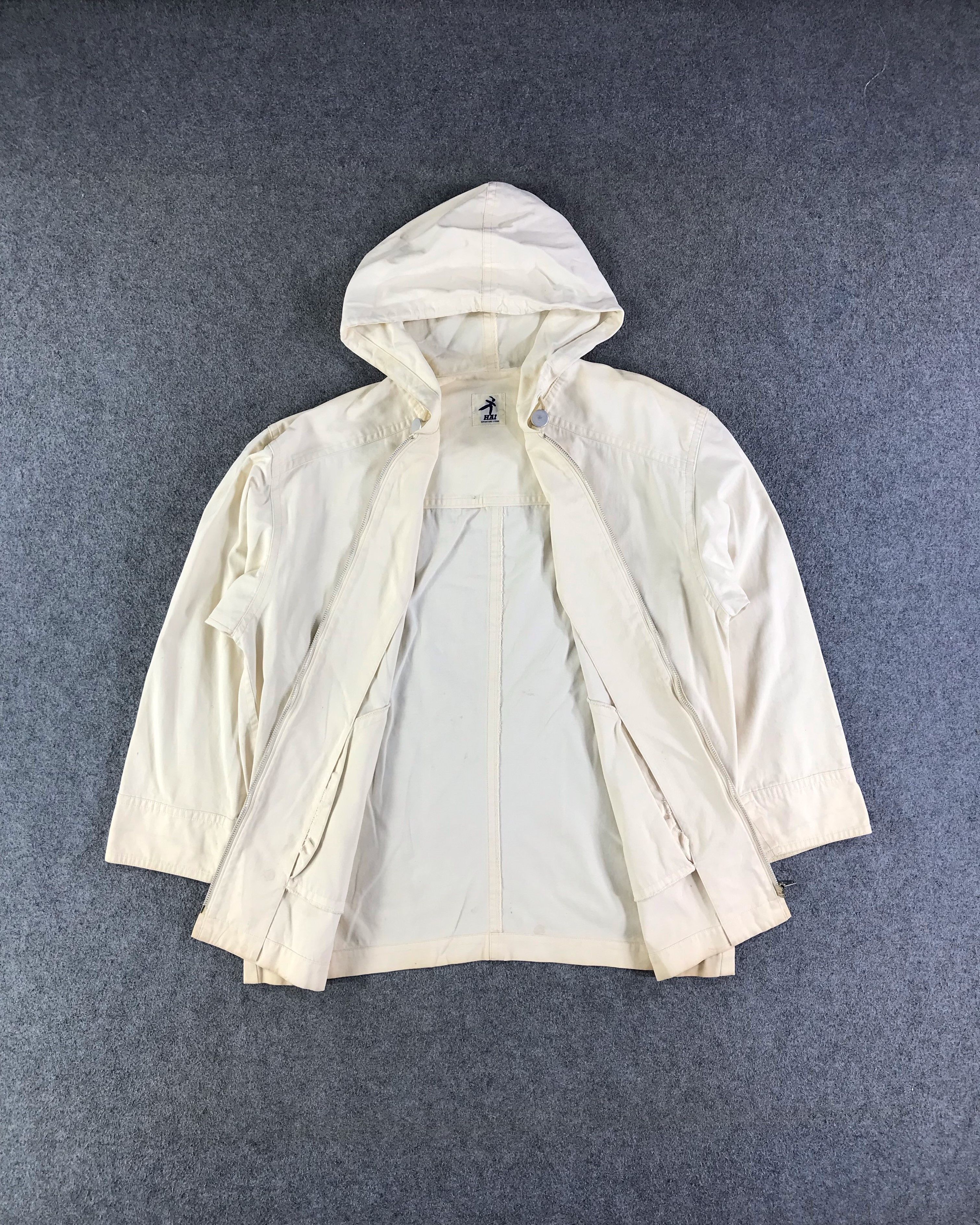 Hai Sporting Gear Issey Miyake Hai Sporting Gear Hooded Chore Jacket -JC248 Size US M / EU 48-50 / 2 - 2 Thumbnail