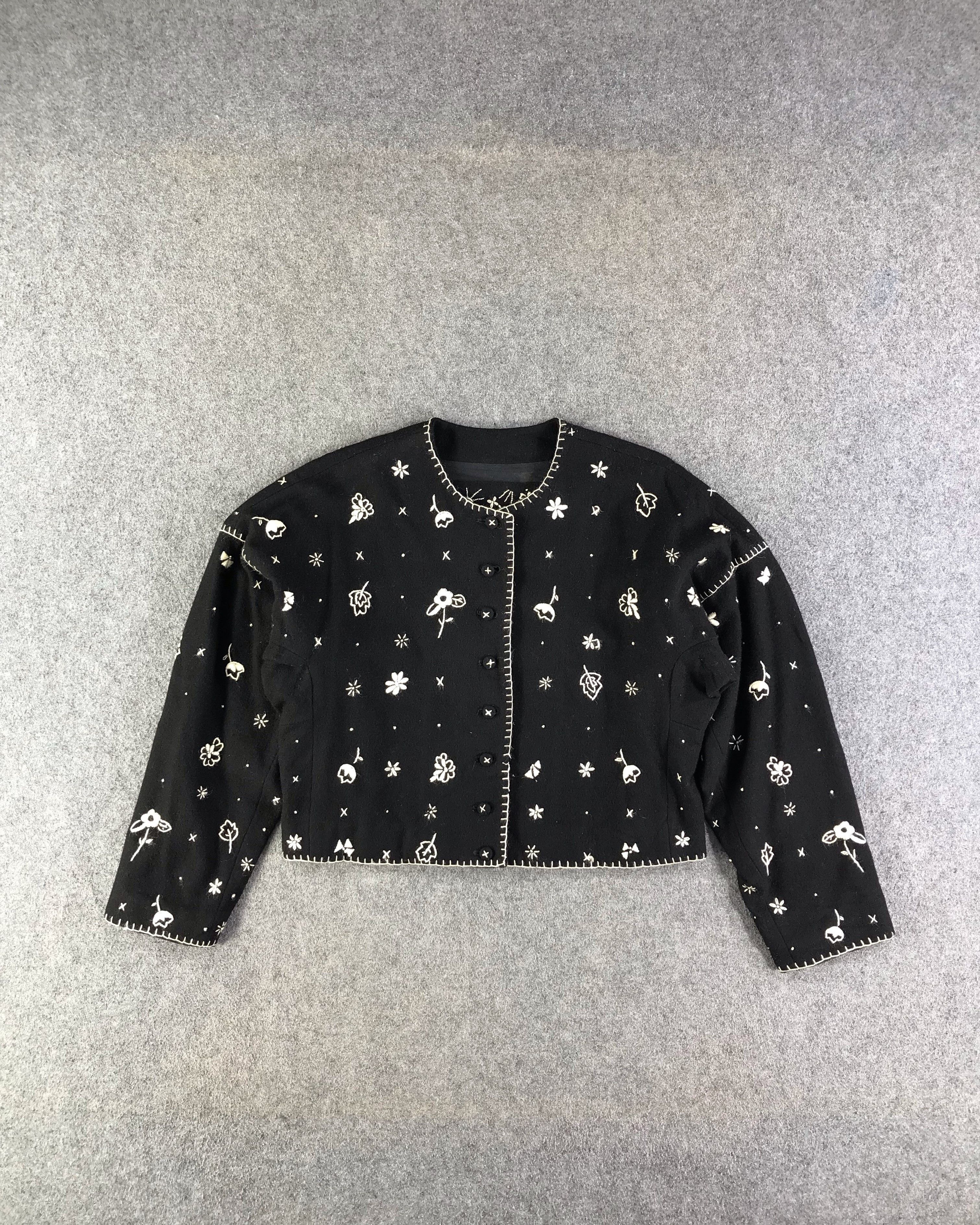 Tsumori Chisato Tsumori Chisato Sashiko Cropped Jacket-JC195 Size S / US 4 / IT 40 - 1 Thumbnail