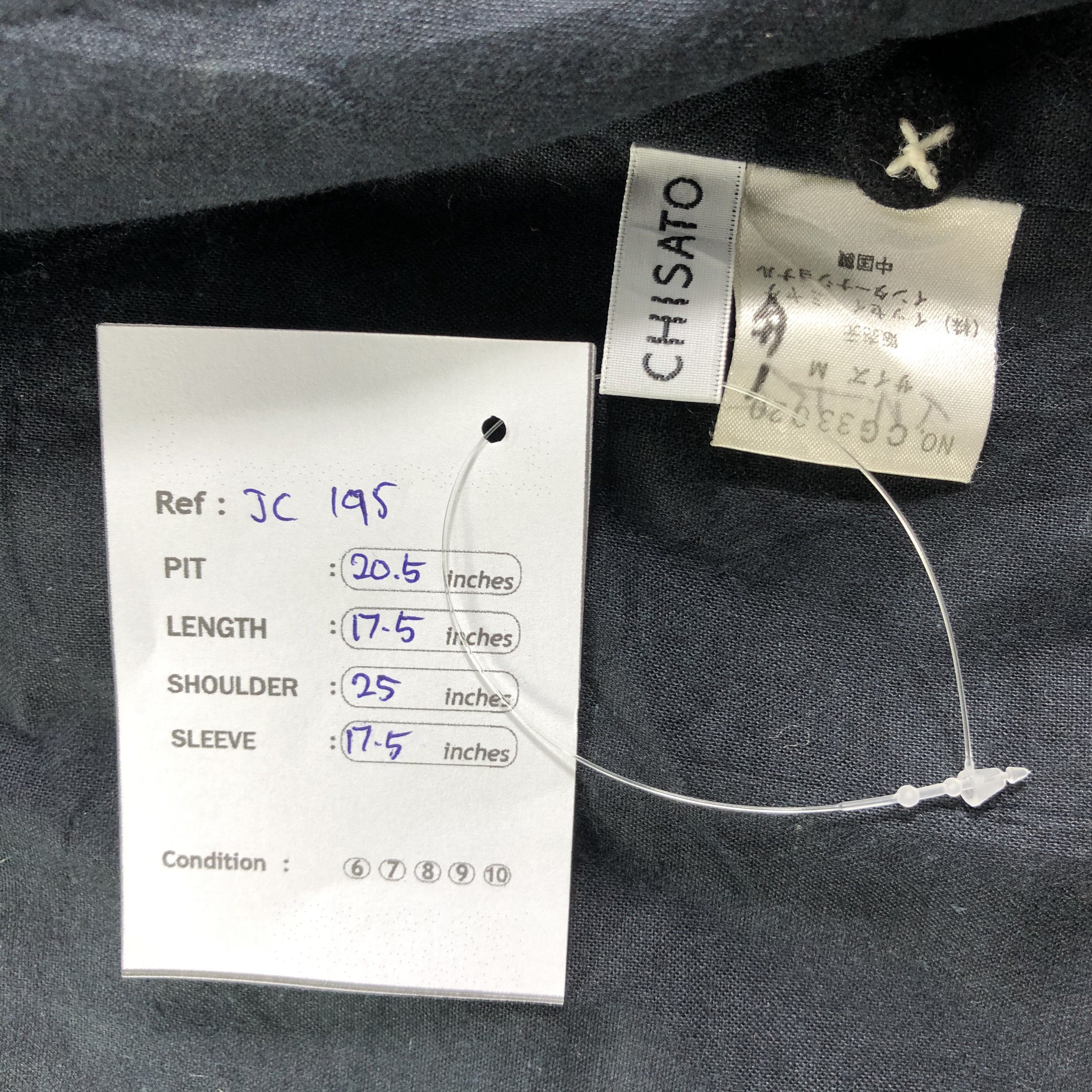 Tsumori Chisato Tsumori Chisato Sashiko Cropped Jacket-JC195 Size S / US 4 / IT 40 - 8 Thumbnail