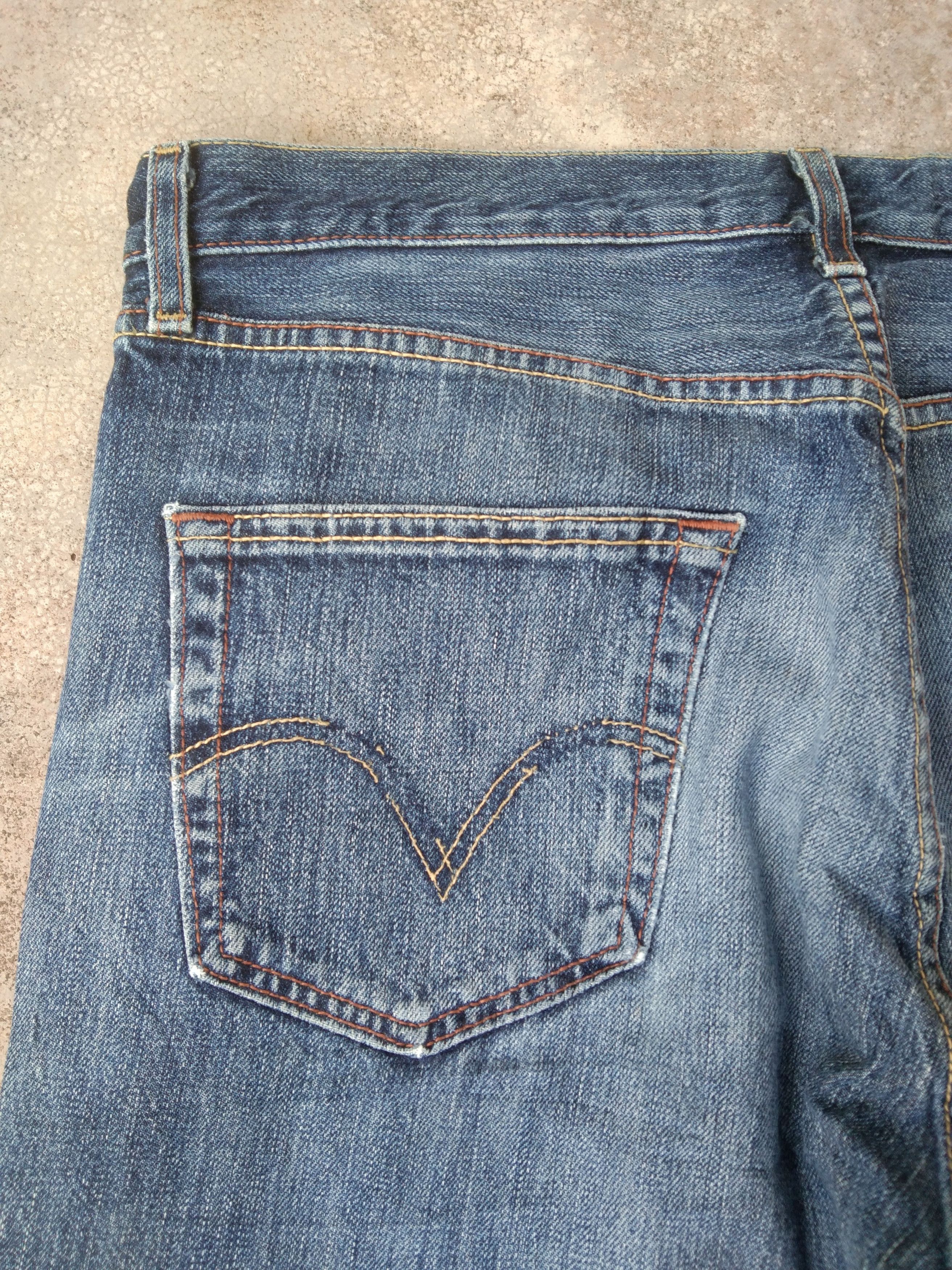 Levi's Vintage Levi's 501 Straight Leg Distressed Jeans 33x32 Size US 33 - 3 Thumbnail