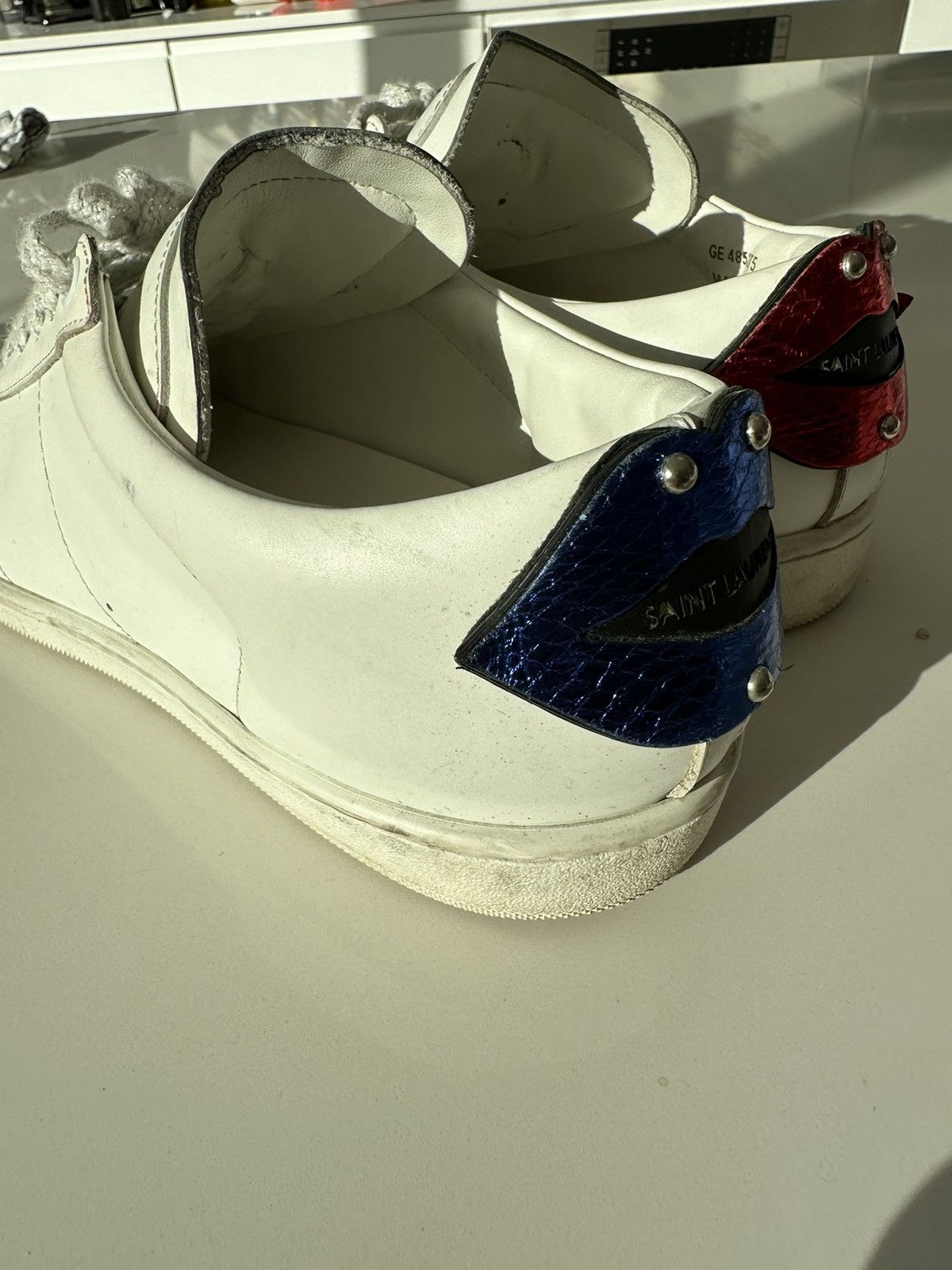 Saint Laurent Lip Sneakers Grailed