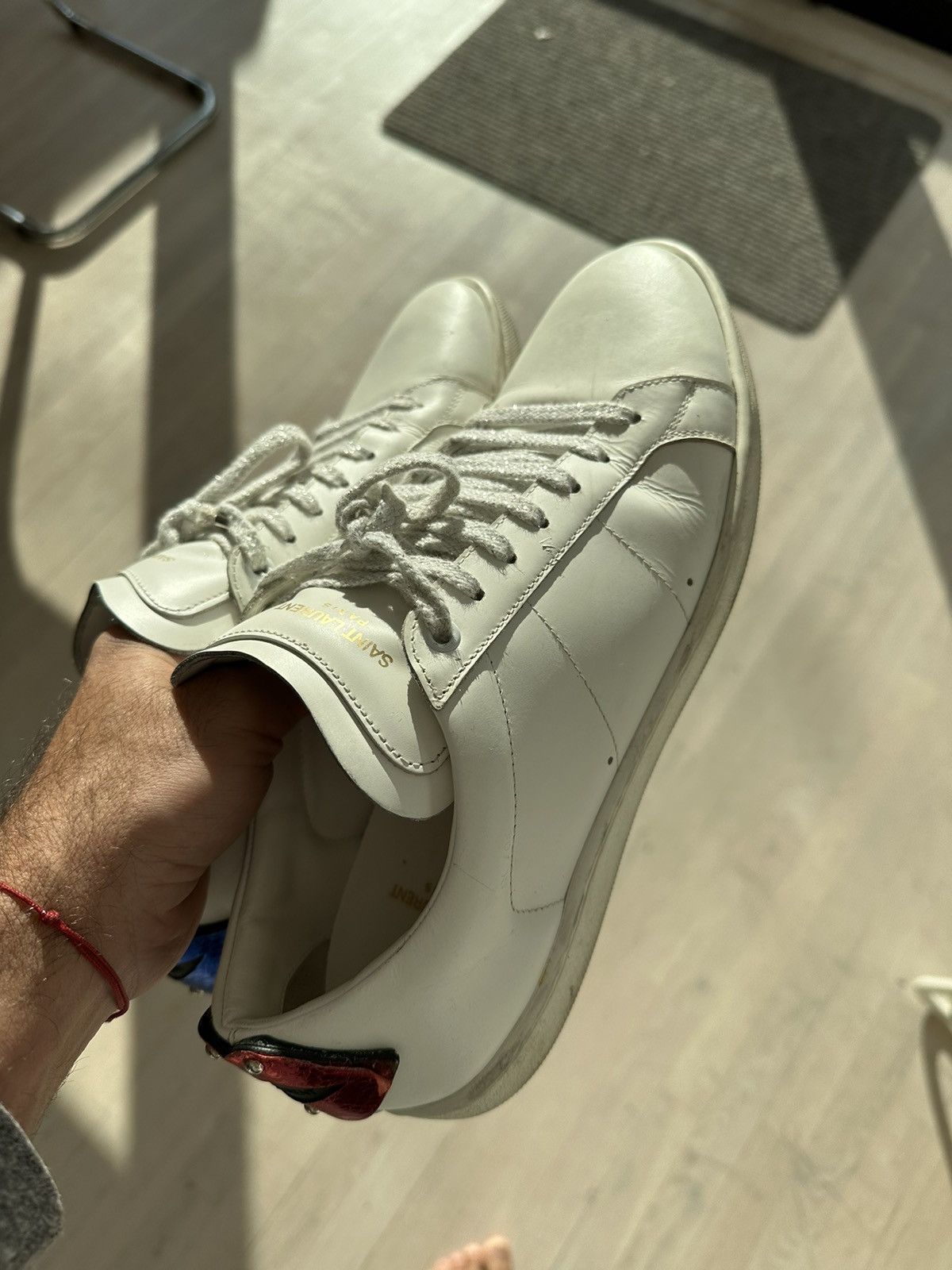 Saint Laurent Paris Saint Laurent Signature Court Lip Sneakers Size US 9 / EU 42 - 4 Thumbnail
