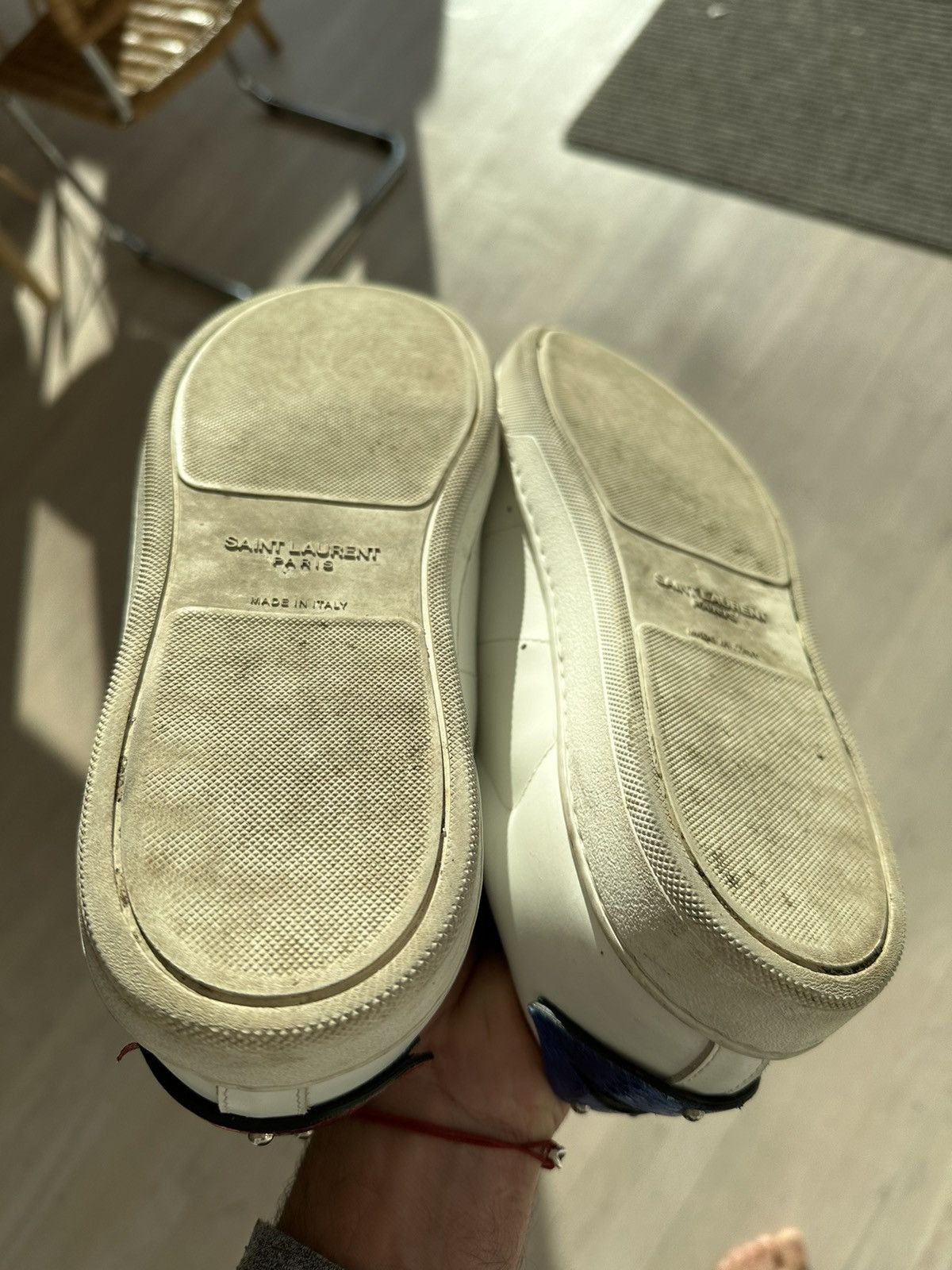 Saint Laurent Paris Saint Laurent Signature Court Lip Sneakers Size US 9 / EU 42 - 5 Thumbnail