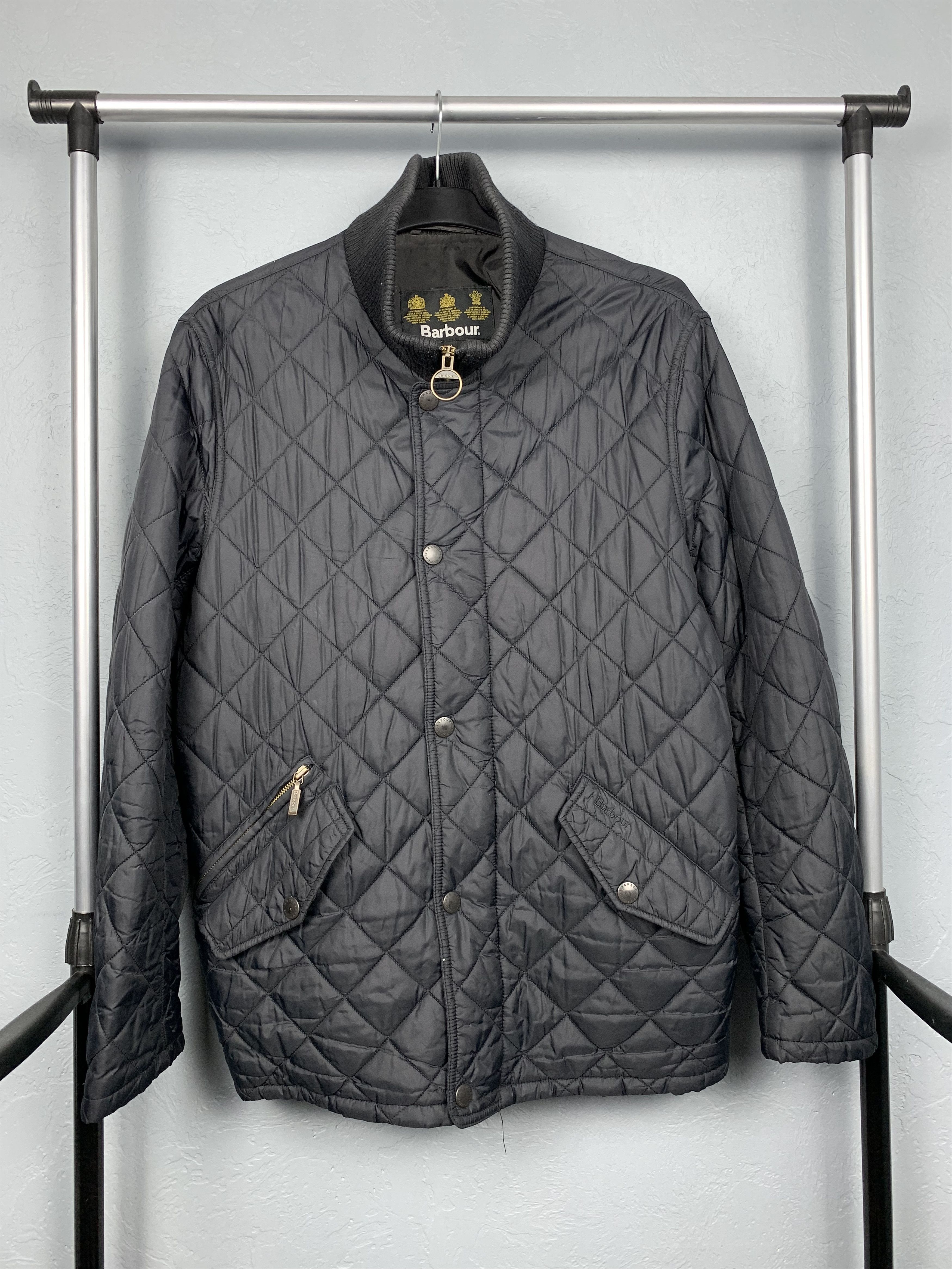 Barbour Barbour Chelsea Vintage Mens Rib Neck Quilted Jacket Size US M / EU 48-50 / 2 - 1 Thumbnail