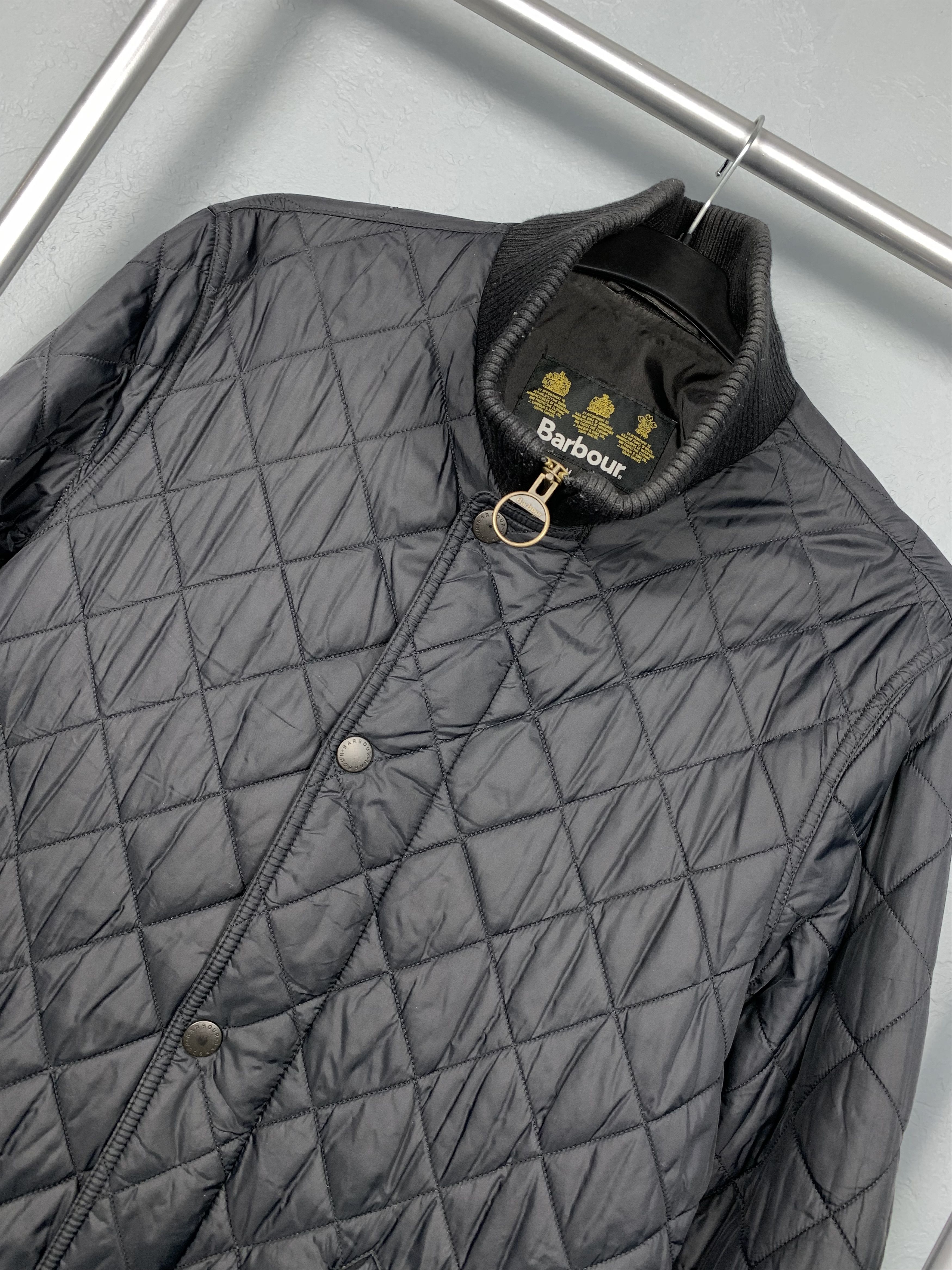 Barbour Barbour Chelsea Vintage Mens Rib Neck Quilted Jacket Size US M / EU 48-50 / 2 - 2 Thumbnail
