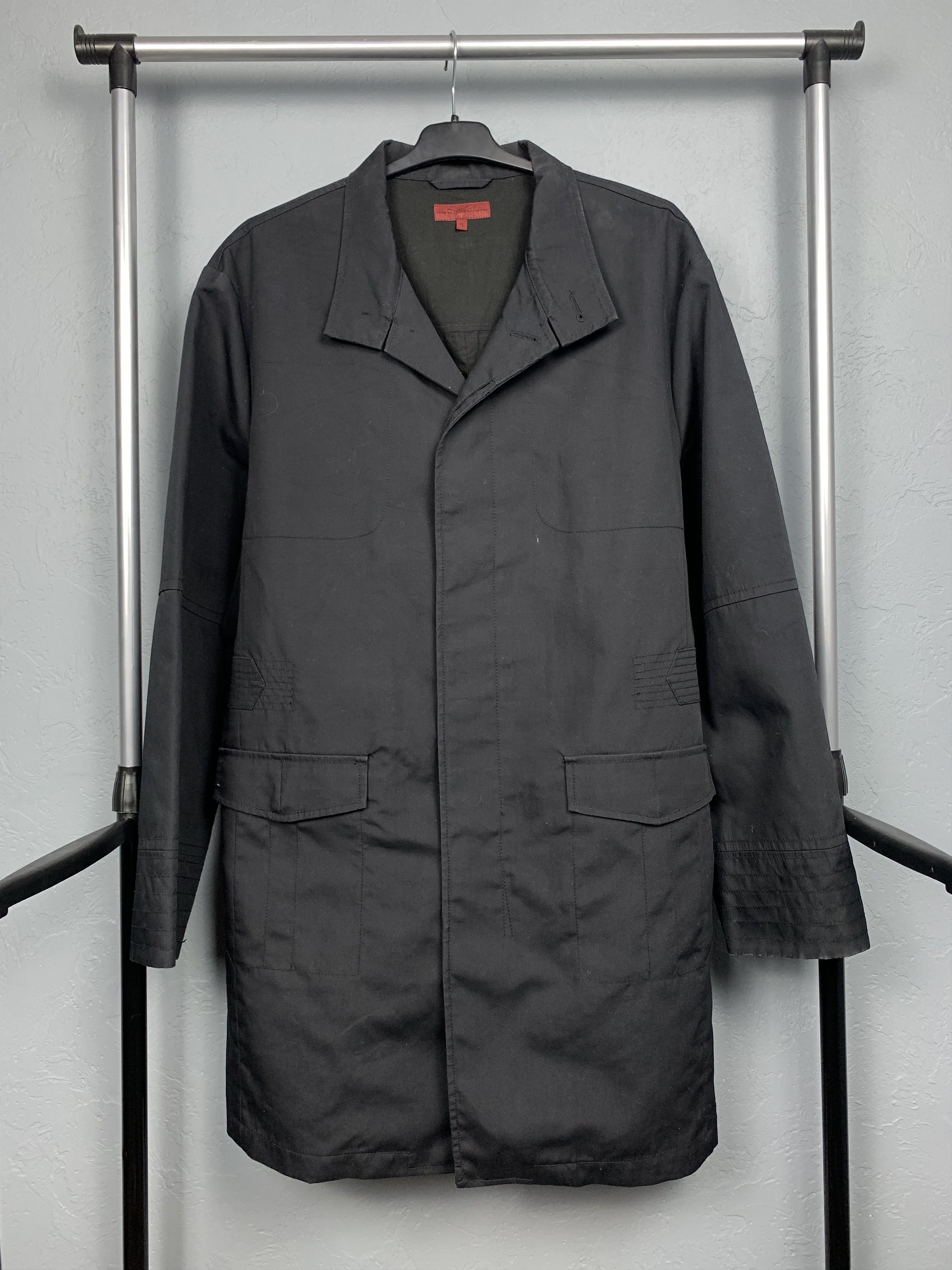 John Richmond × Vintage John Richmond Vintage Mens Trench Coat Size US XL / EU 56 / 4 - 1 Thumbnail