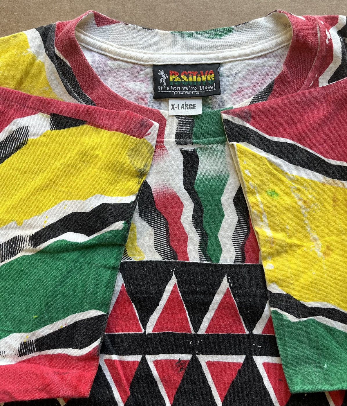 Band Tees Vintage Bob Marley Positive Vibration AOP Shirt XL Size US XL / EU 56 / 4 - 6 Thumbnail