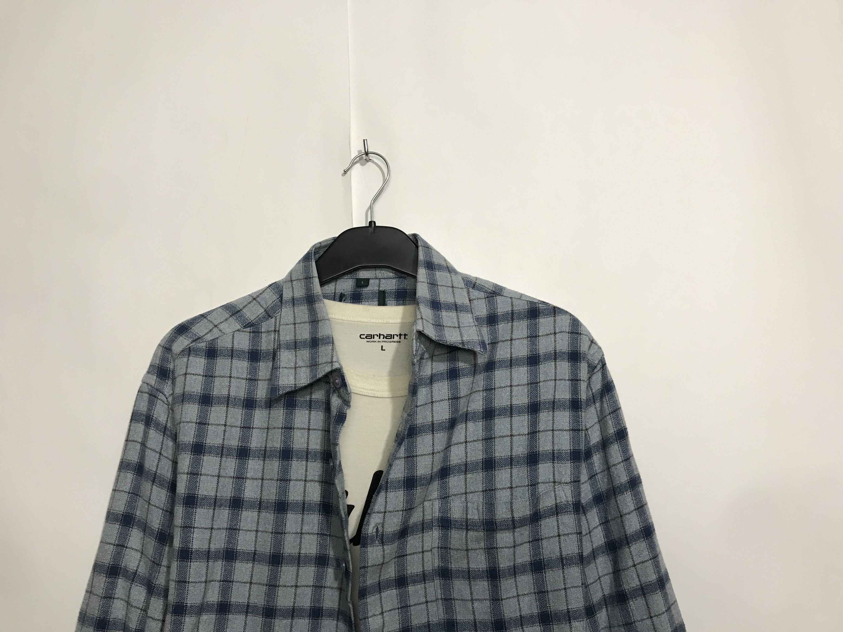 Flannel Vintage Flannel Oversized Shirt 3\4 Sleeve Travis style Size US XL / EU 56 / 4 - 2 Thumbnail