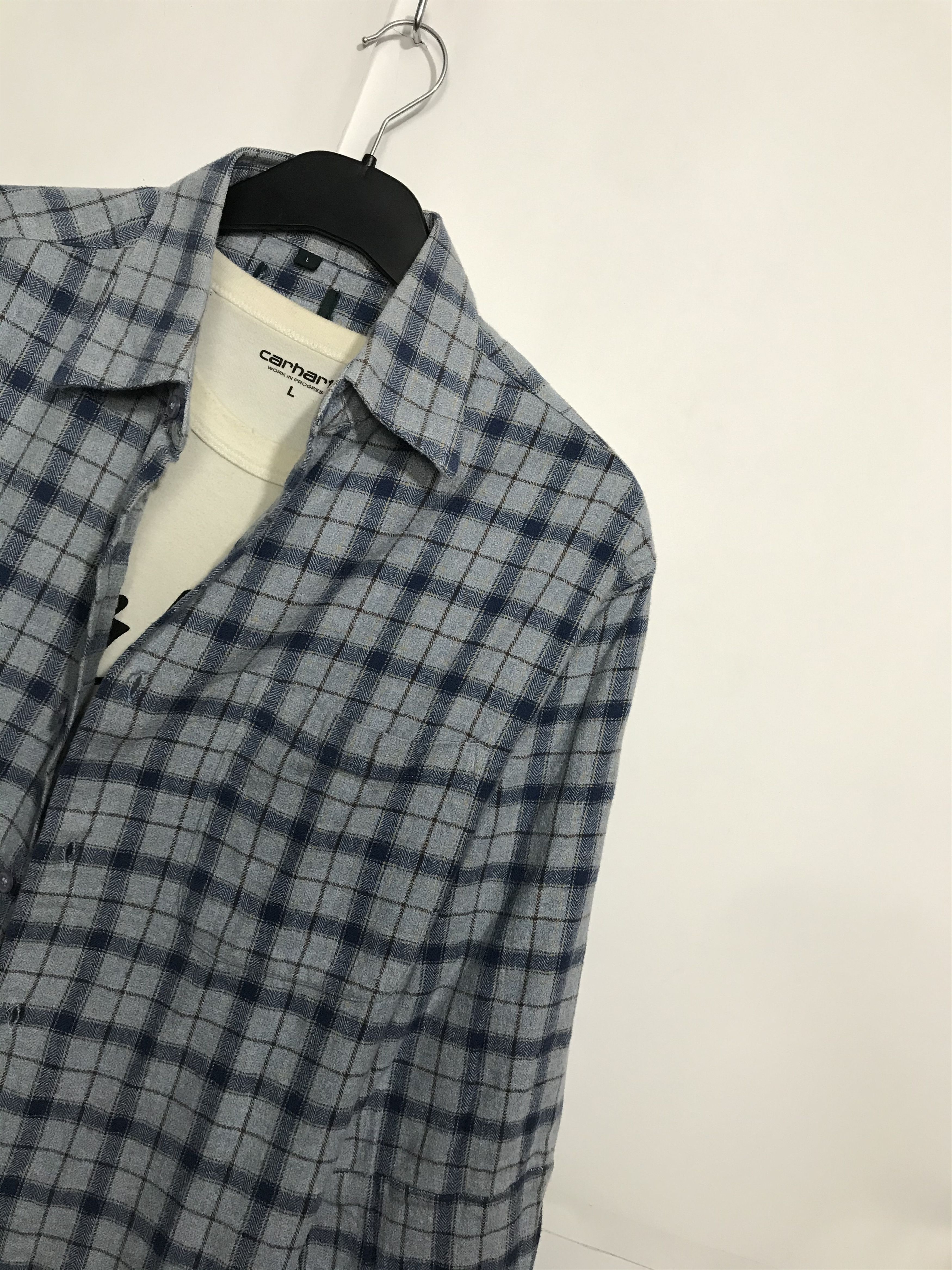 Flannel Vintage Flannel Oversized Shirt 3\4 Sleeve Travis style Size US XL / EU 56 / 4 - 3 Thumbnail