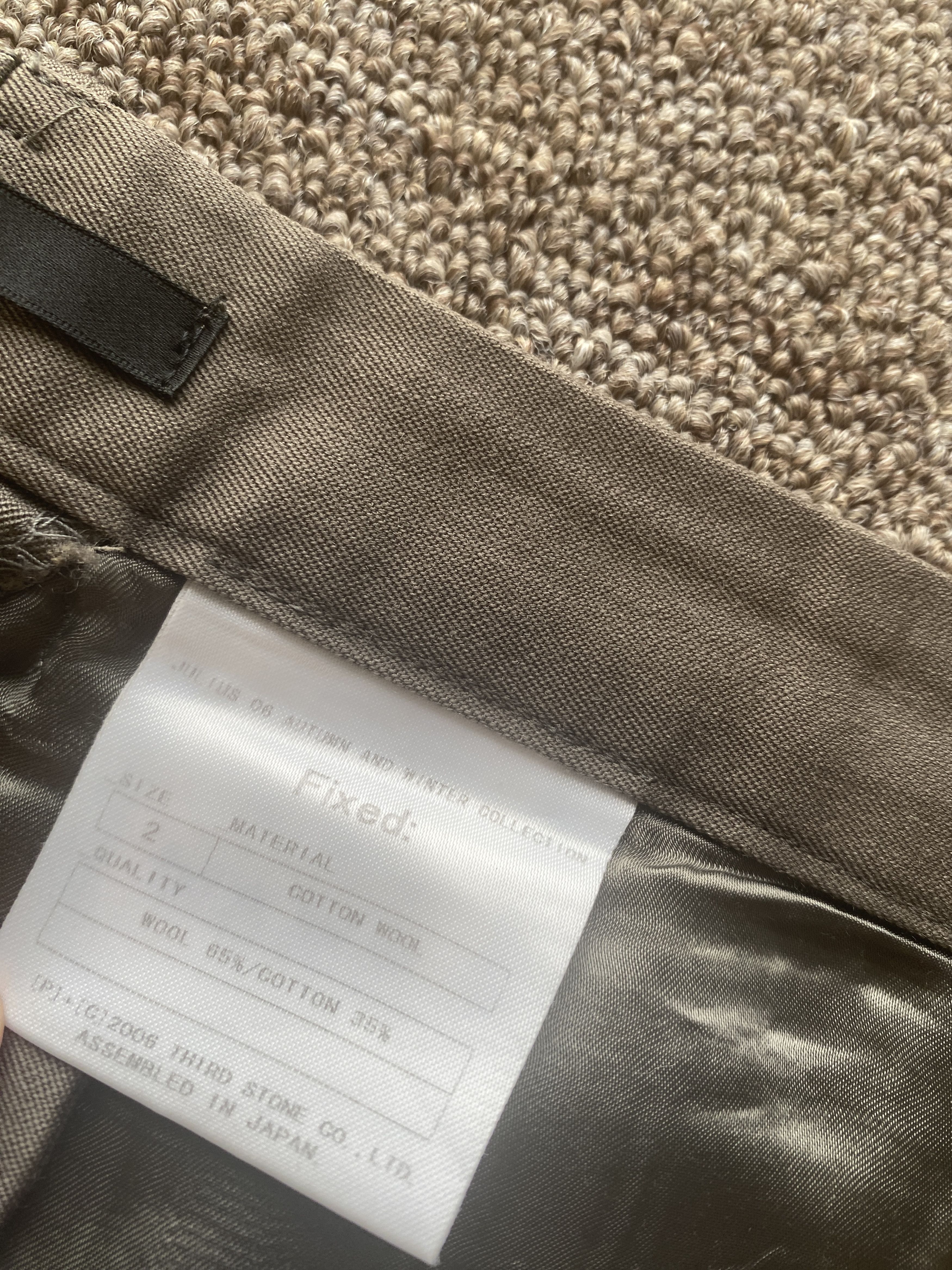 Julius Julius 7 AW 06 Low Rise Cotton Wool Size US 32 / EU 48 - 4 Thumbnail